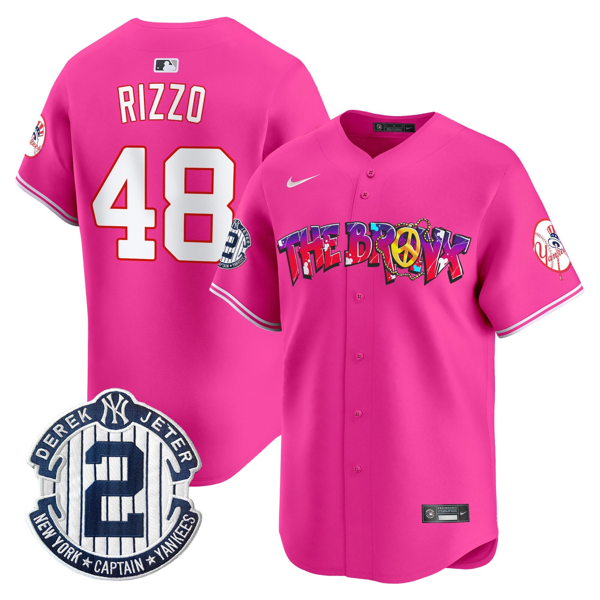 Men’s New York The Bronx Graffiti Vapor Premier Limited Jersey V7