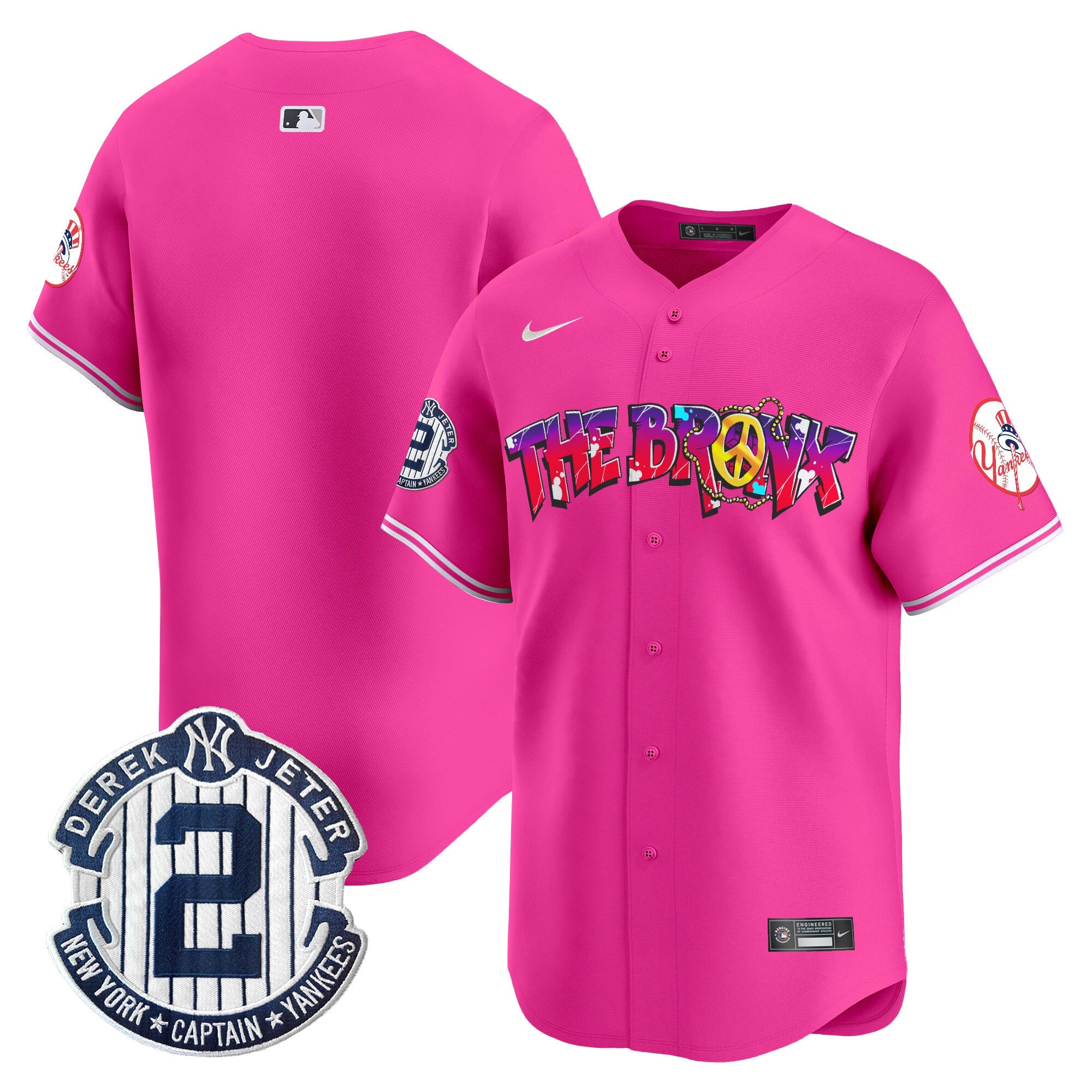 Men’s New York The Bronx Graffiti Vapor Premier Limited Jersey V7