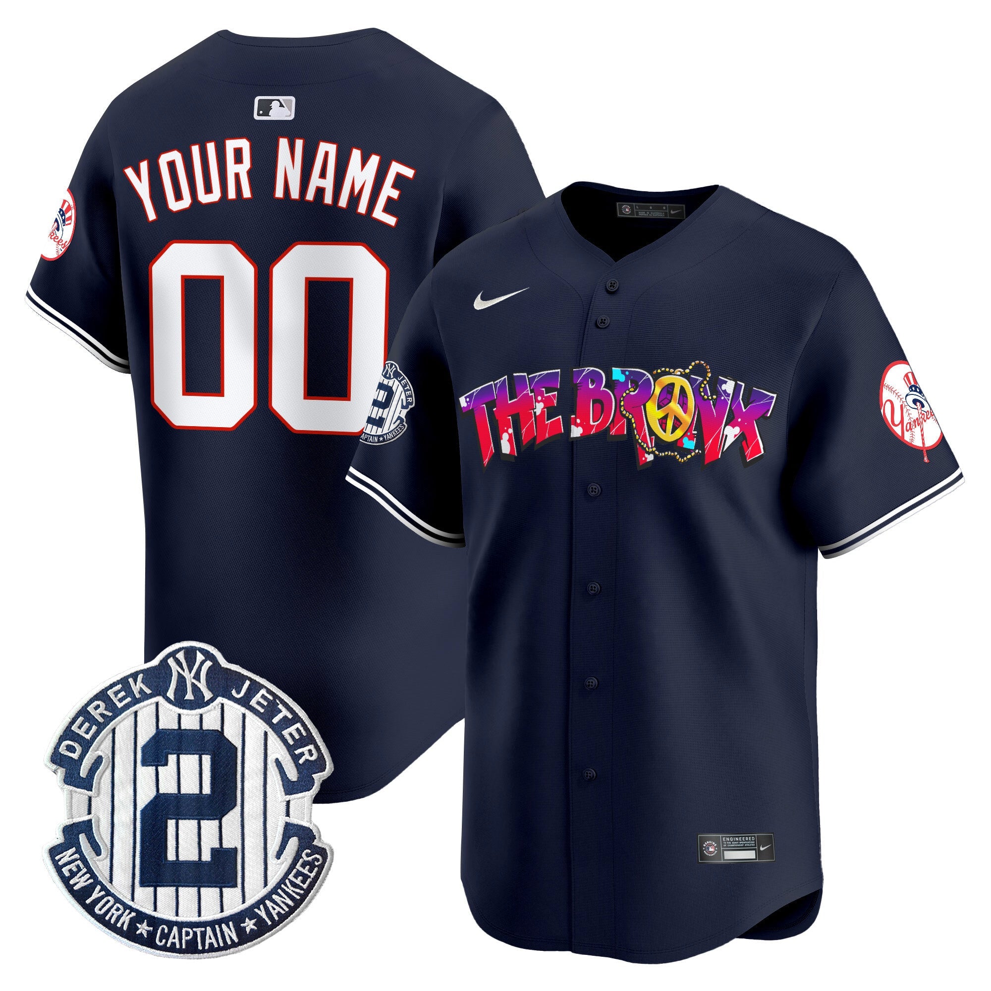 New York The Bronx Graffiti Vapor Premier Limited Custom Jersey V7
