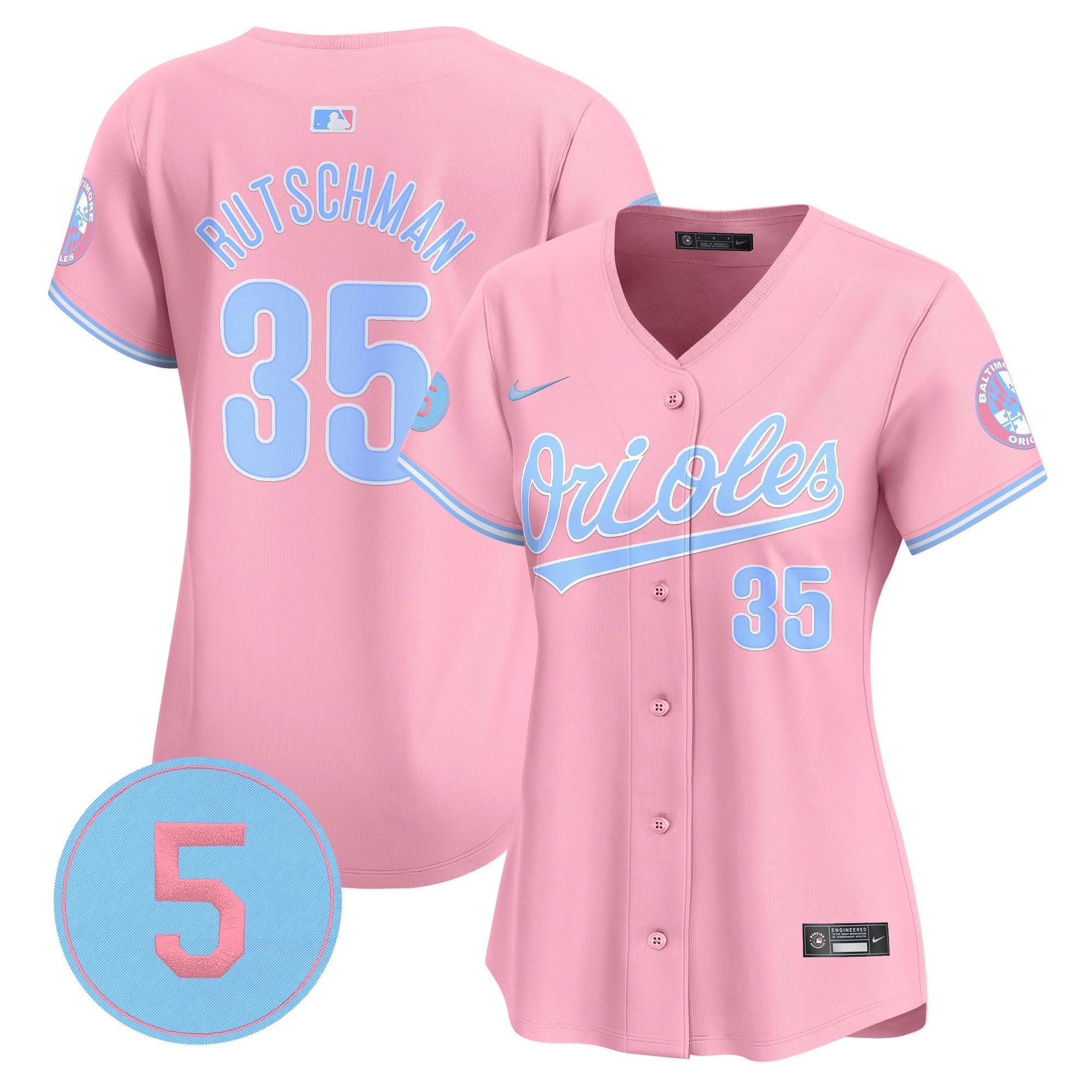Women’s Bubblegum Pink Robinson Patch Vapor Premier Limited Jersey