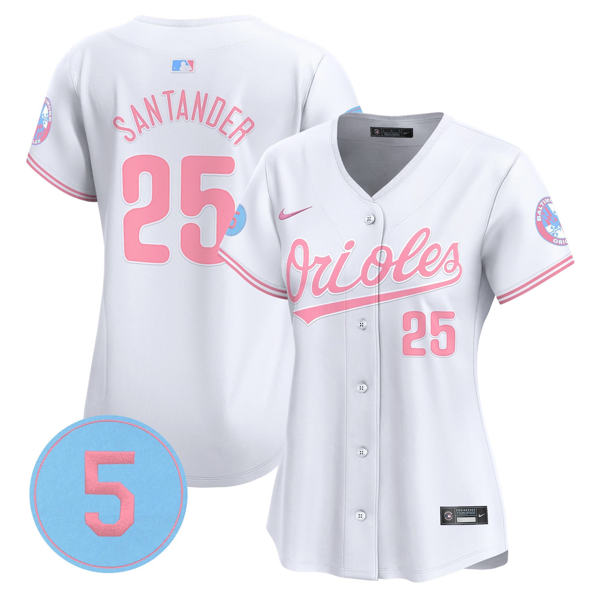 Women’s Bubblegum Pink Robinson Patch Vapor Premier Limited Jersey