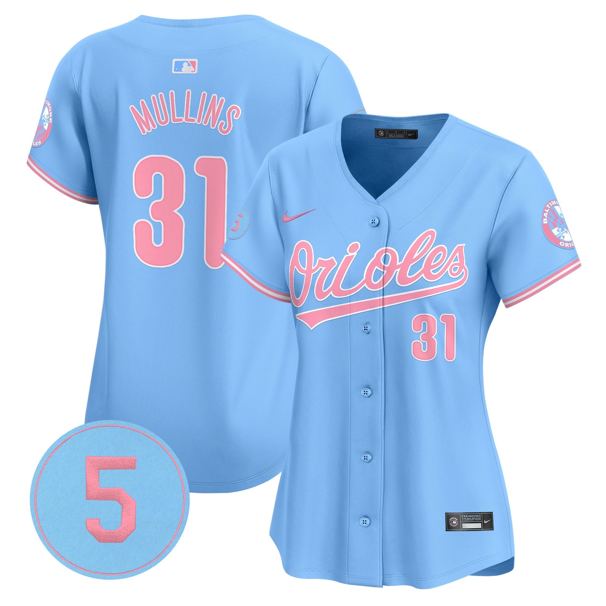 Women’s Bubblegum Pink Robinson Patch Vapor Premier Limited Jersey