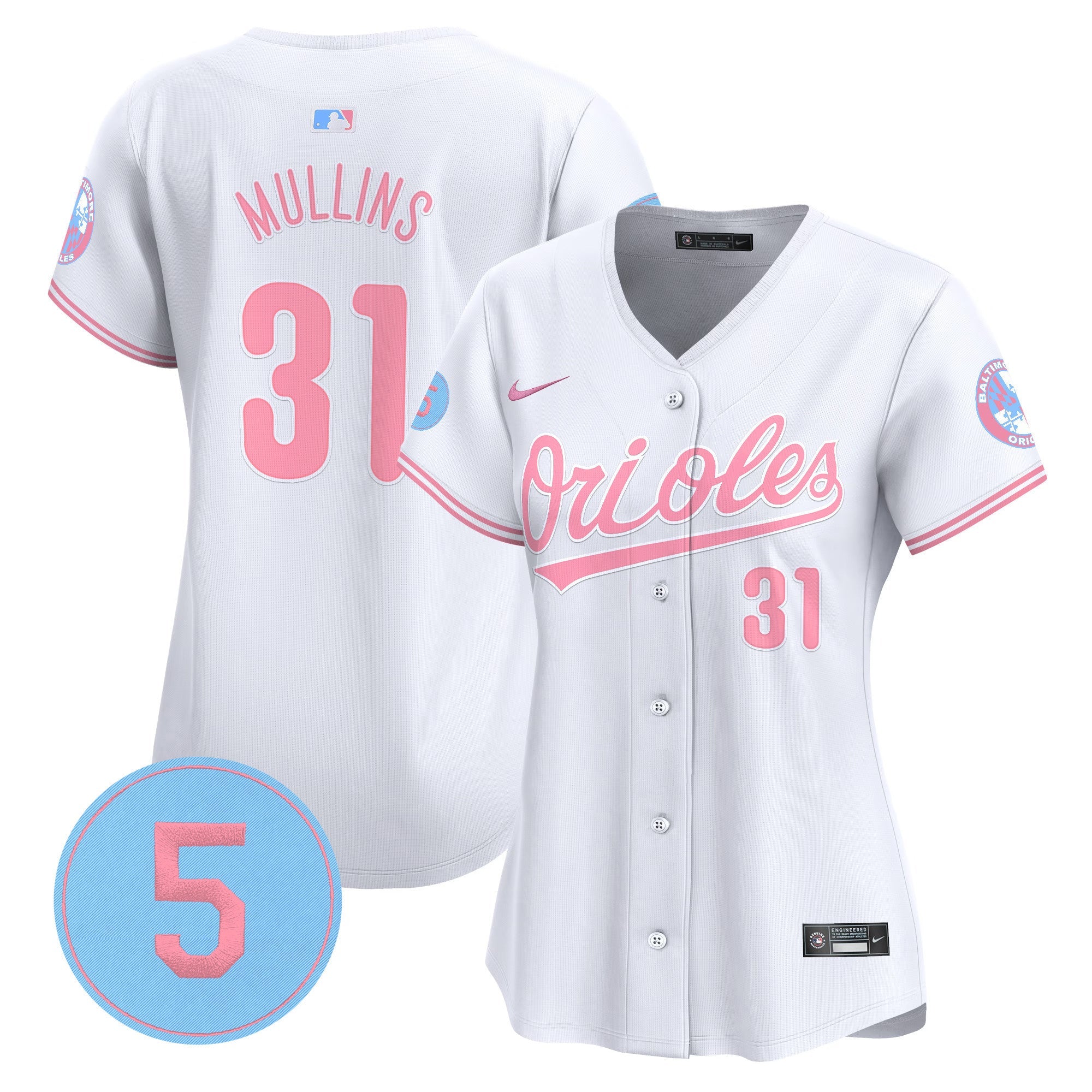 Women’s Bubblegum Pink Robinson Patch Vapor Premier Limited Jersey