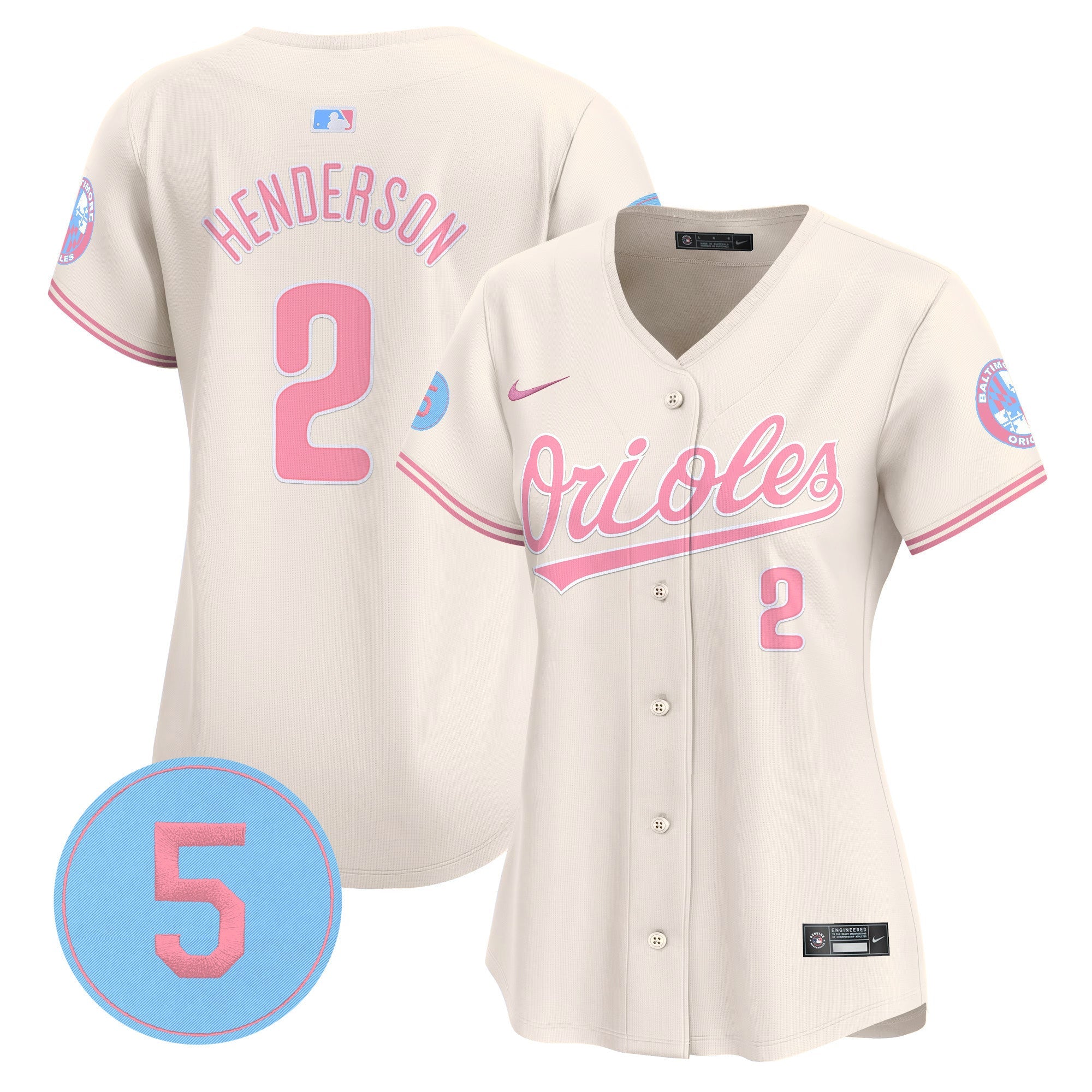 Women’s Bubblegum Pink Robinson Patch Vapor Premier Limited Jersey