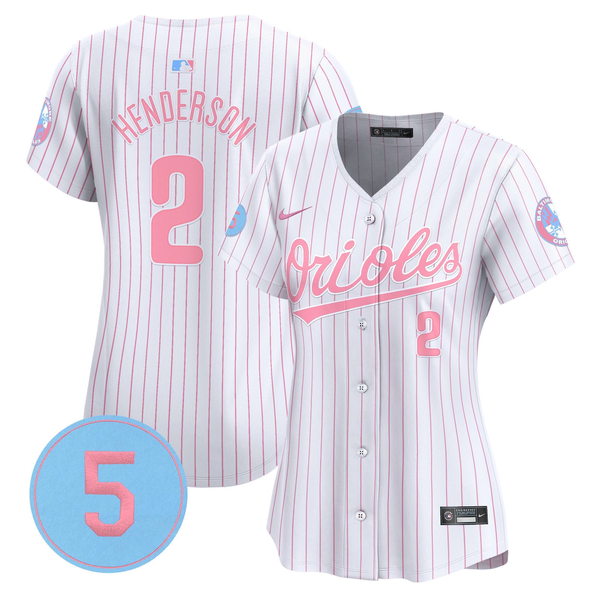 Women’s Bubblegum Pink Robinson Patch Vapor Premier Limited Jersey