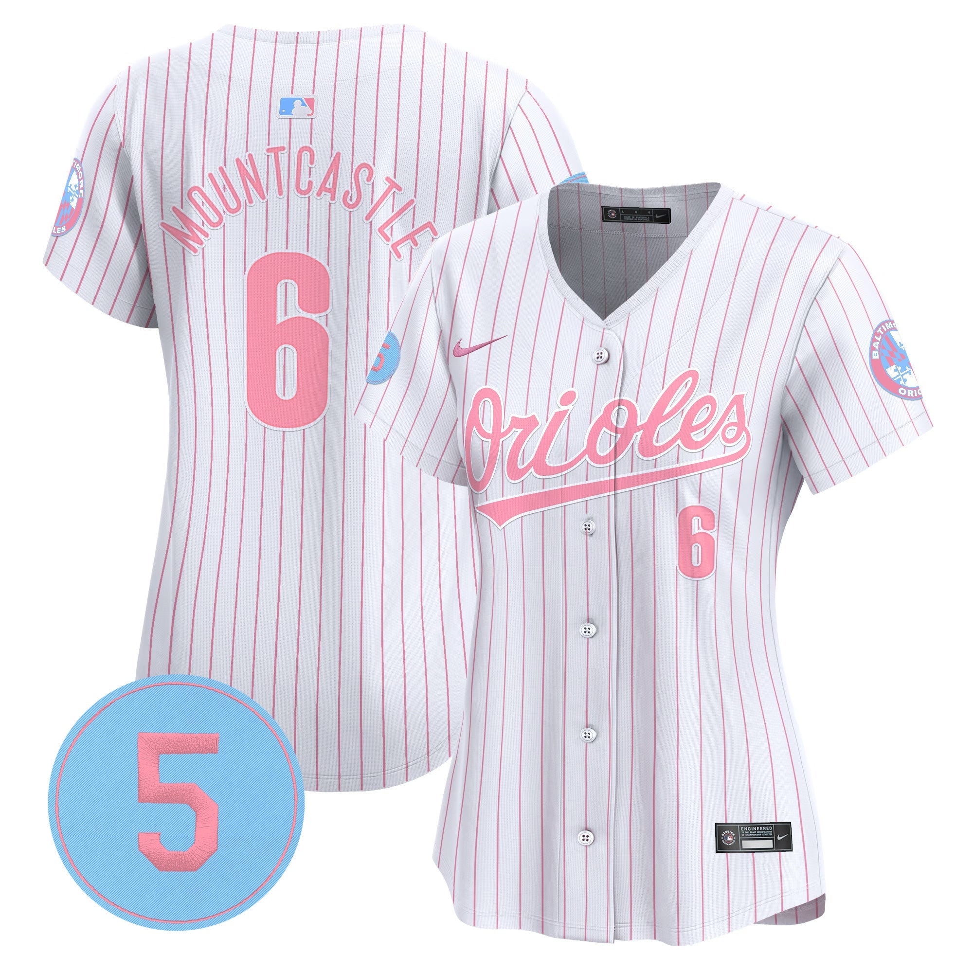 Women’s Bubblegum Pink Robinson Patch Vapor Premier Limited Jersey