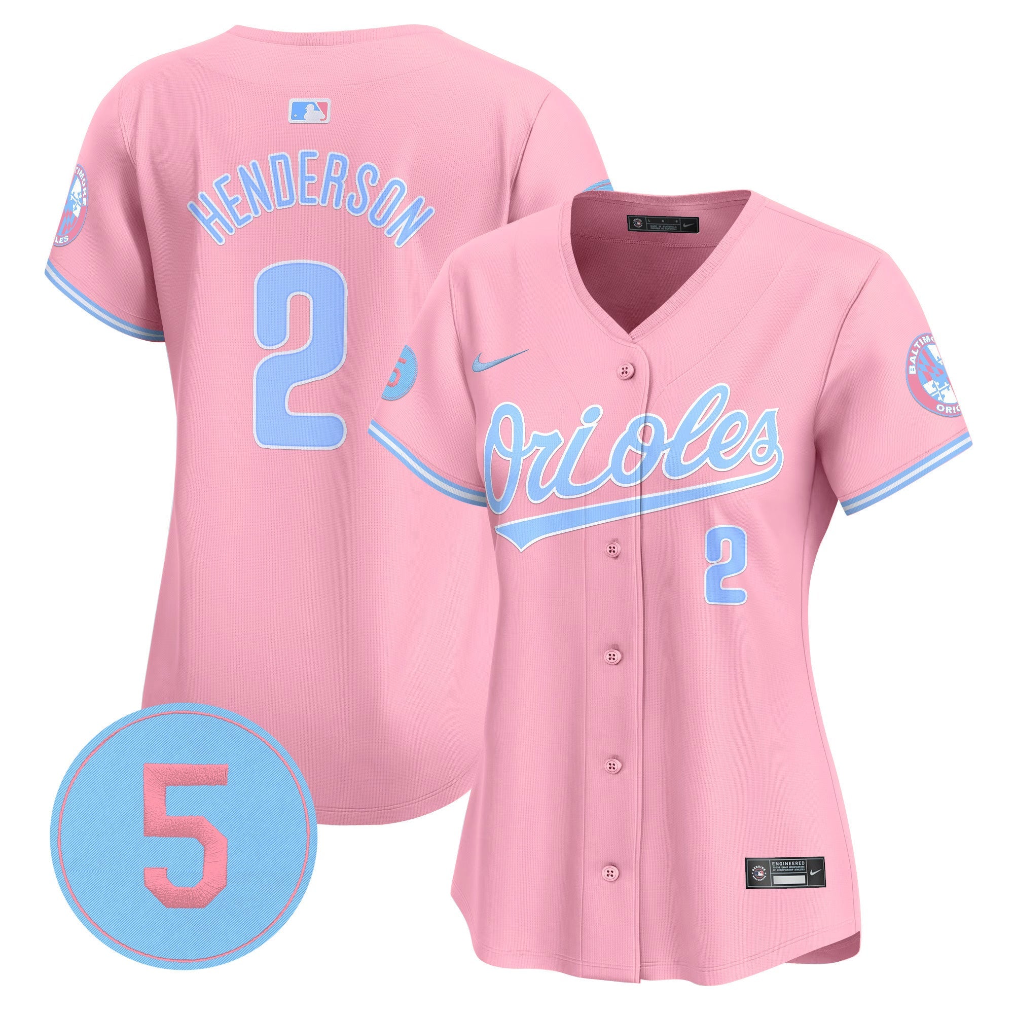 Women’s Bubblegum Pink Robinson Patch Vapor Premier Limited Jersey