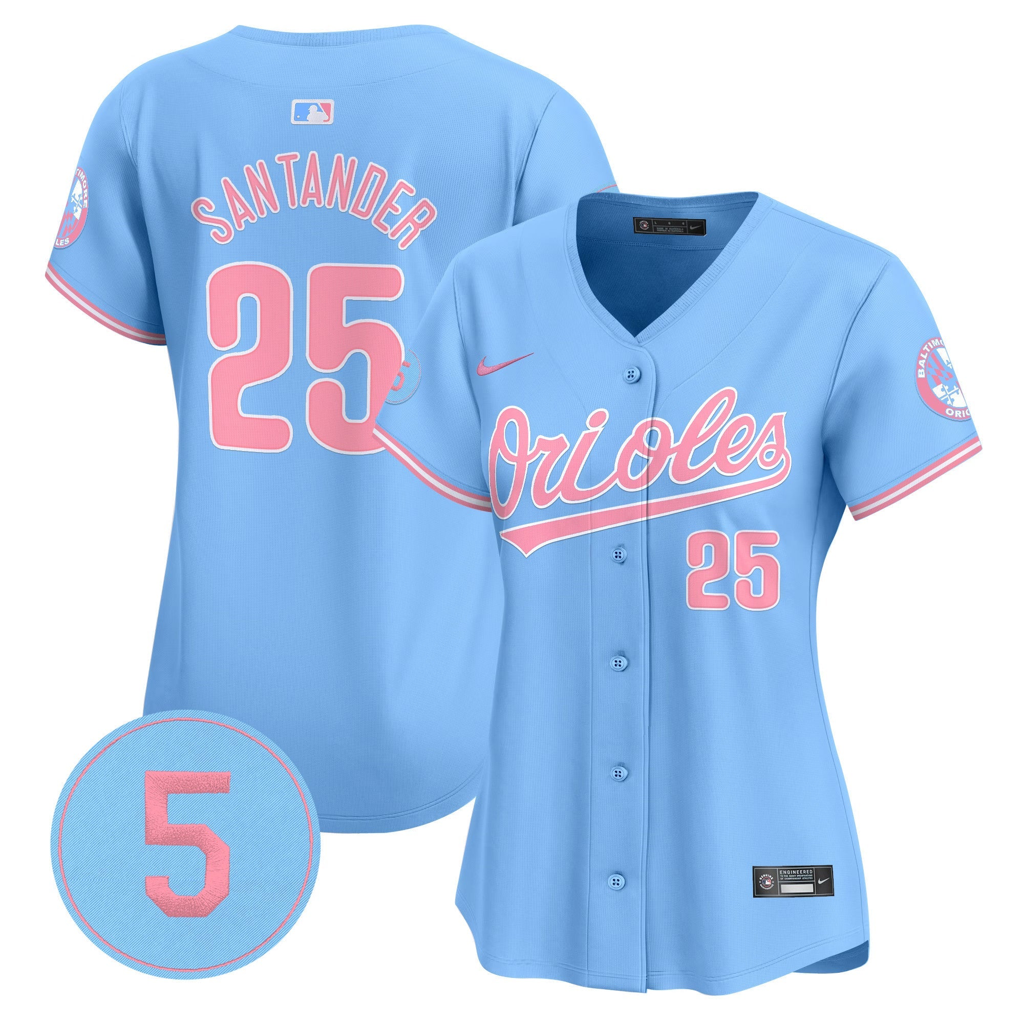 Women’s Bubblegum Pink Robinson Patch Vapor Premier Limited Jersey