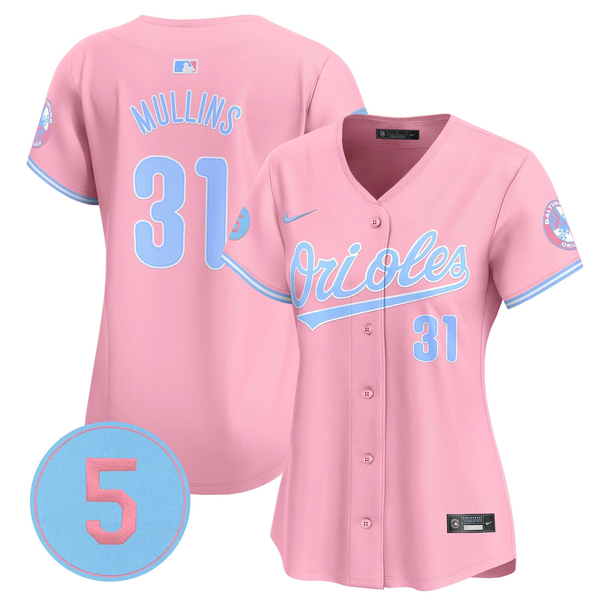 Women’s Bubblegum Pink Robinson Patch Vapor Premier Limited Jersey