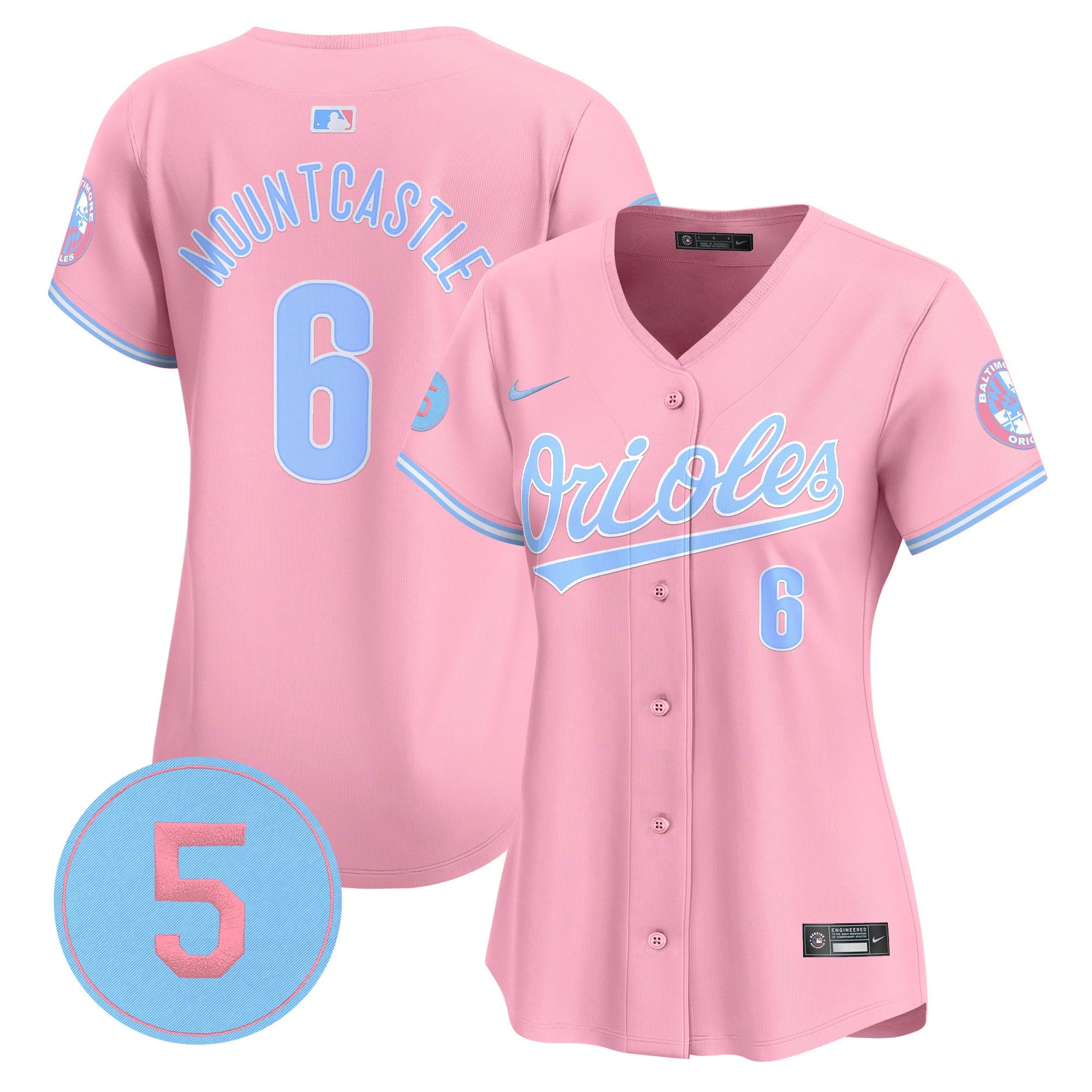 Women’s Bubblegum Pink Robinson Patch Vapor Premier Limited Jersey