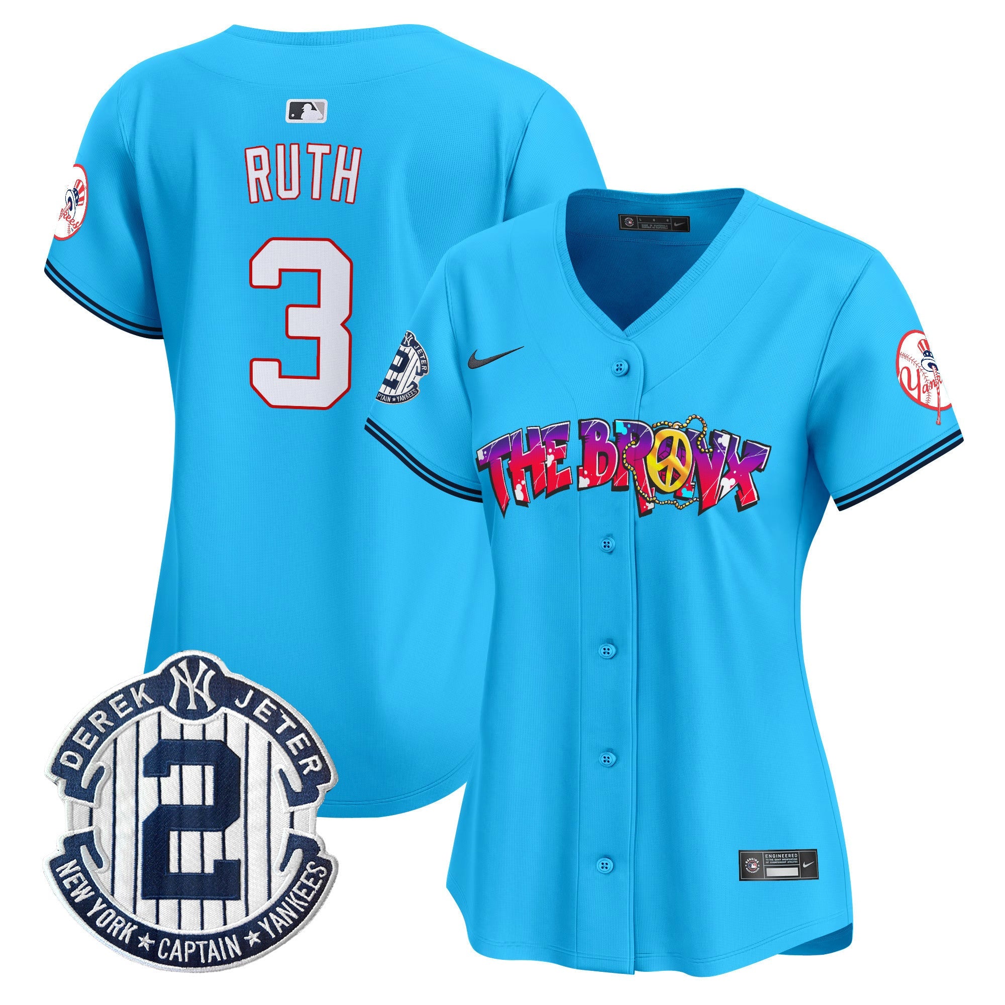 Women’s New York The Bronx Graffiti Vapor Premier Limited Jersey V7