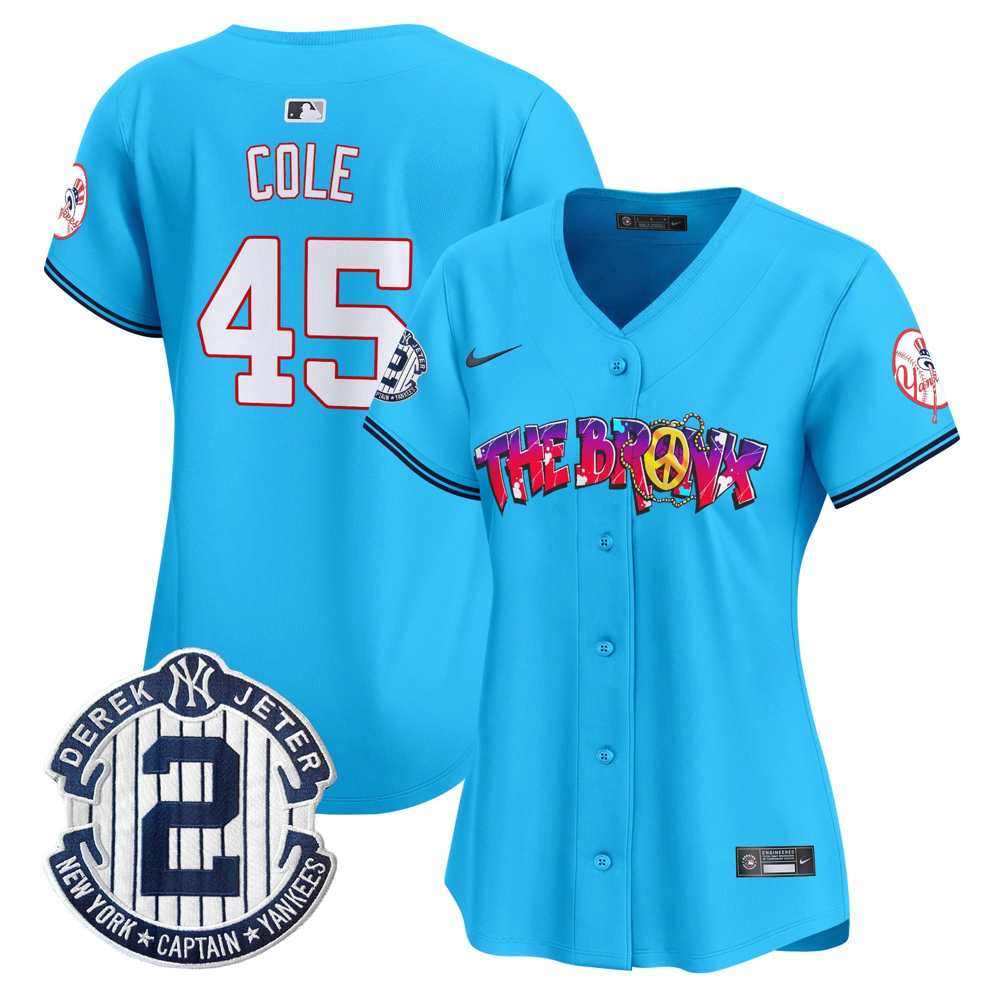 Women’s New York The Bronx Graffiti Vapor Premier Limited Jersey V7