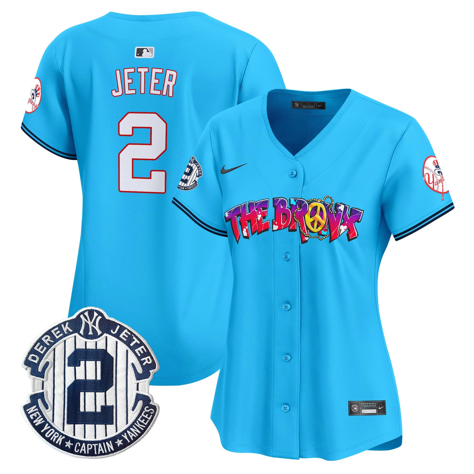 Women’s New York The Bronx Graffiti Vapor Premier Limited Jersey V7