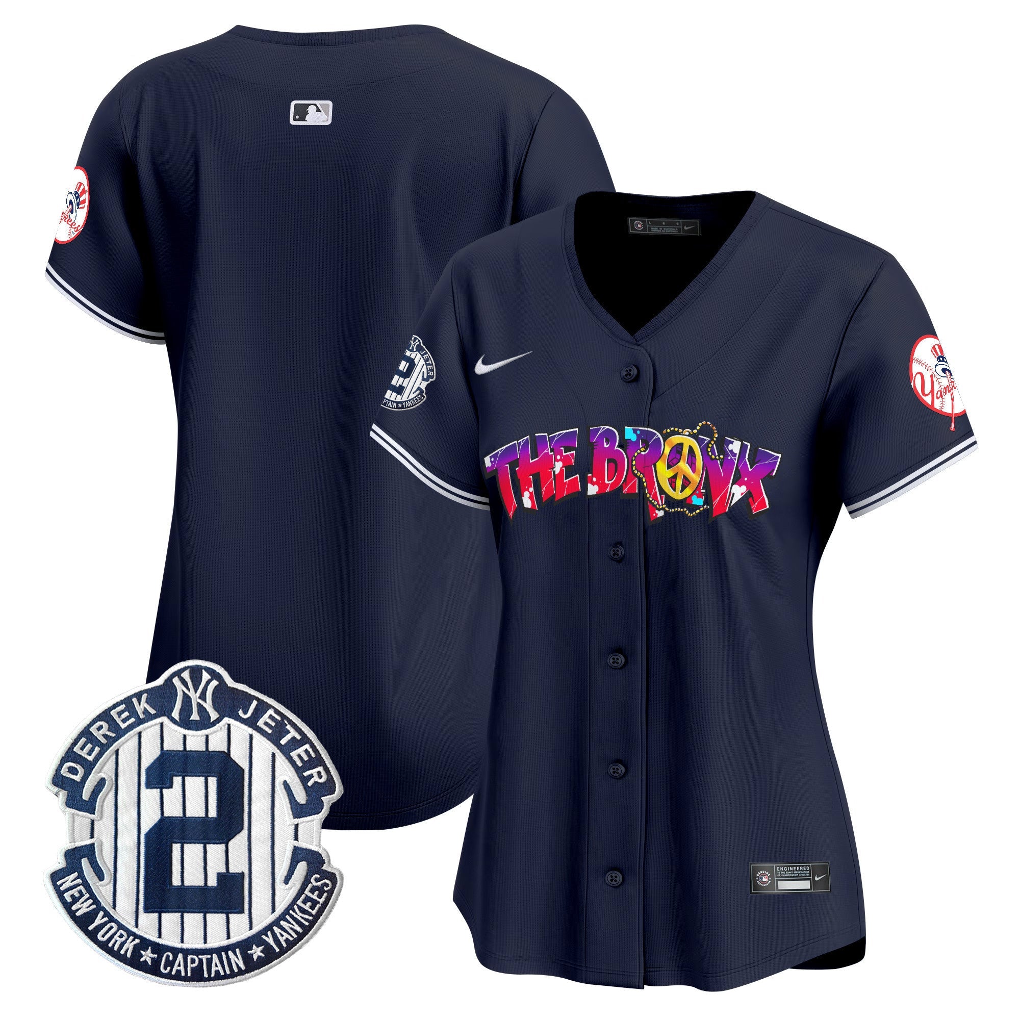 Women’s New York The Bronx Graffiti Vapor Premier Limited Jersey V7