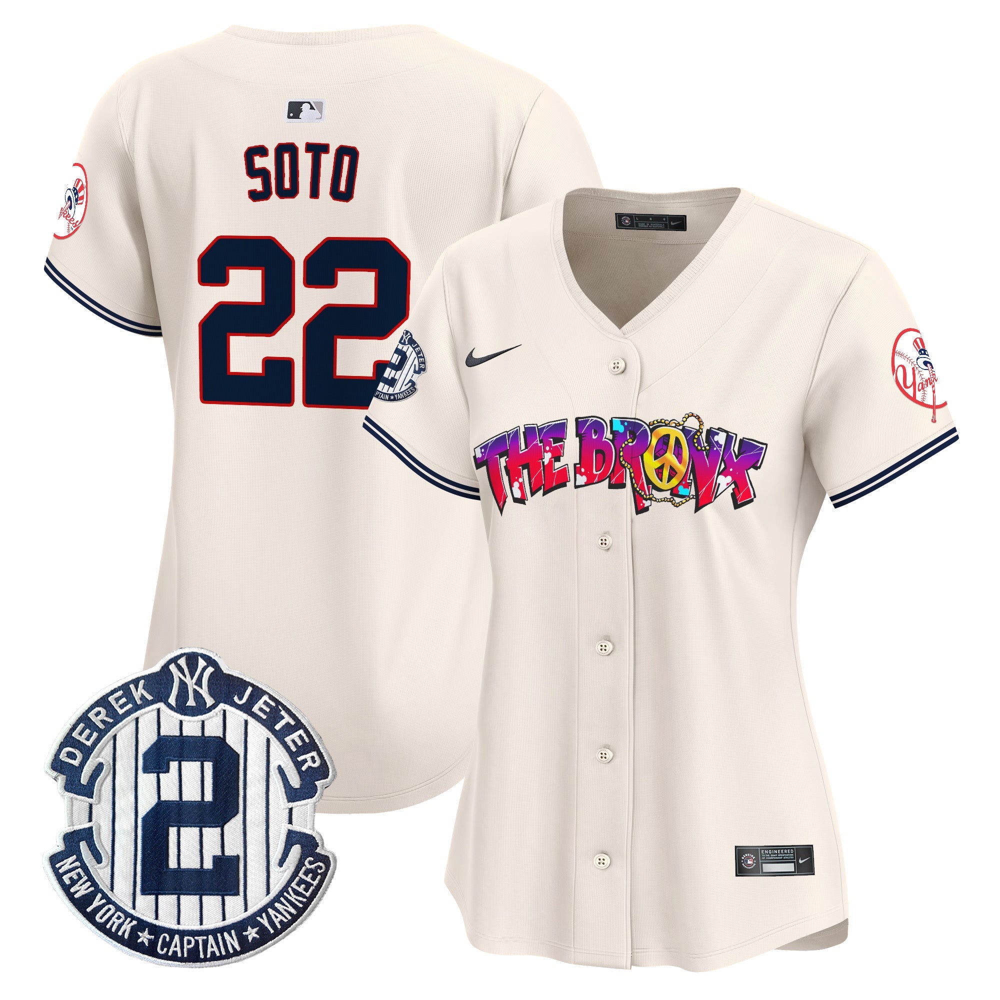 Women’s New York The Bronx Graffiti Vapor Premier Limited Jersey V7