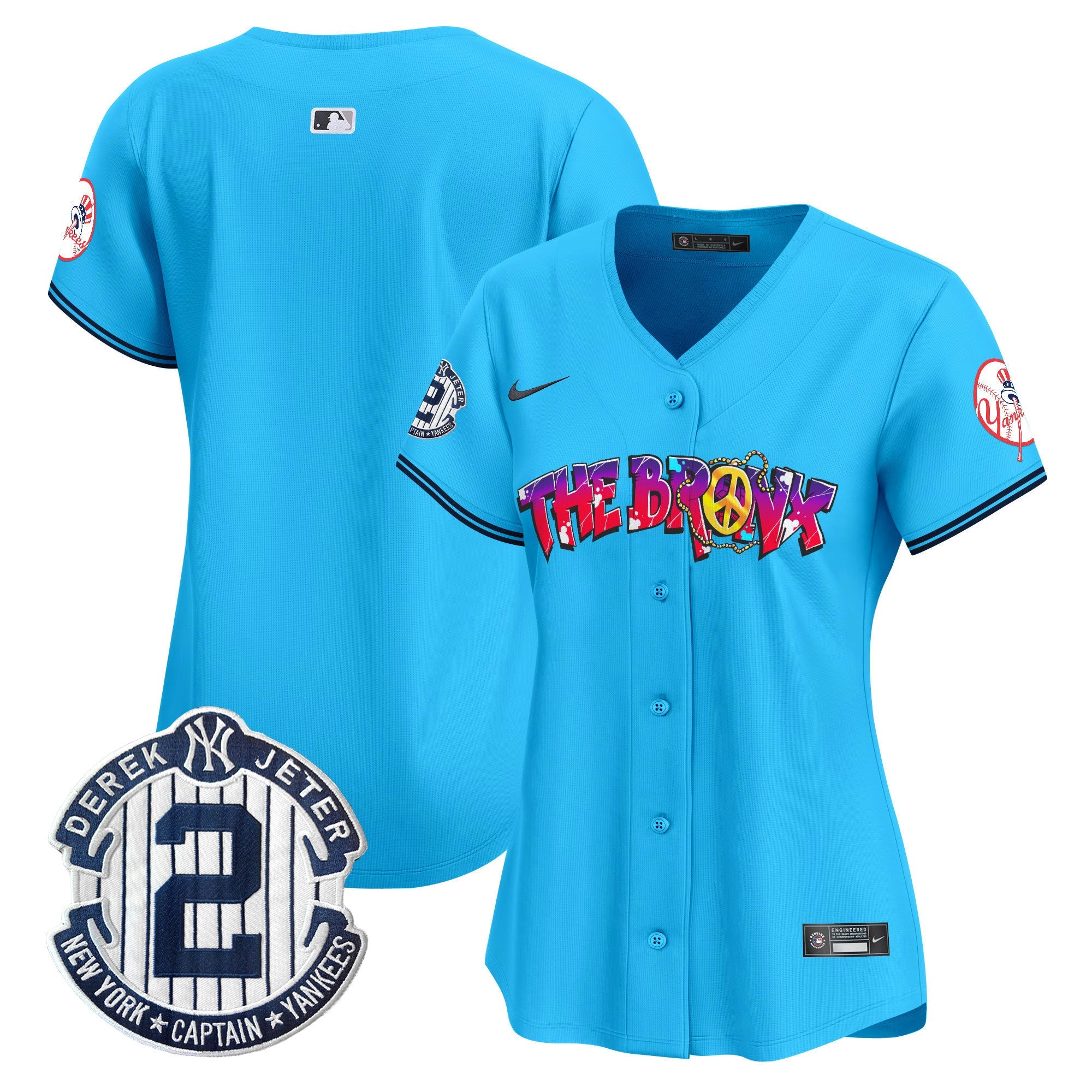 Women’s New York The Bronx Graffiti Vapor Premier Limited Jersey V7