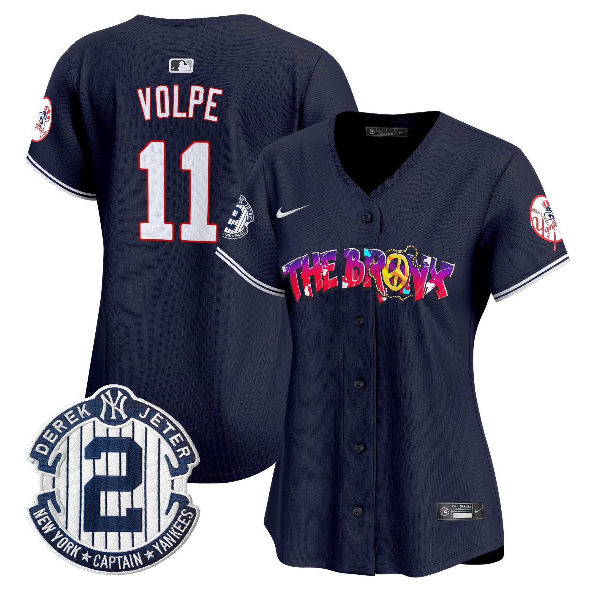 Women’s New York The Bronx Graffiti Vapor Premier Limited Jersey V7