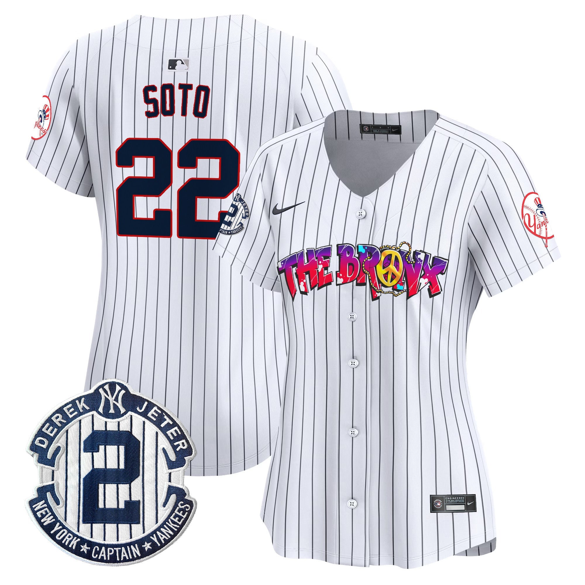 Women’s New York The Bronx Graffiti Vapor Premier Limited Jersey V7