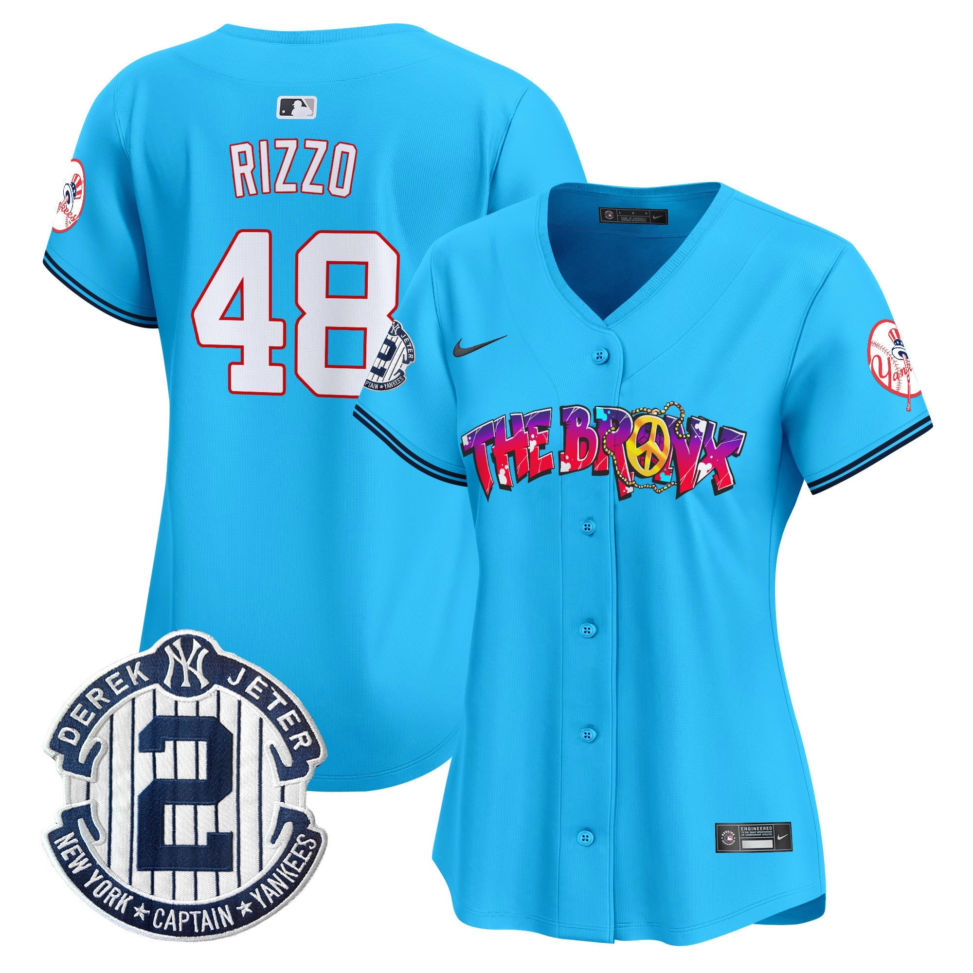 Women’s New York The Bronx Graffiti Vapor Premier Limited Jersey V7