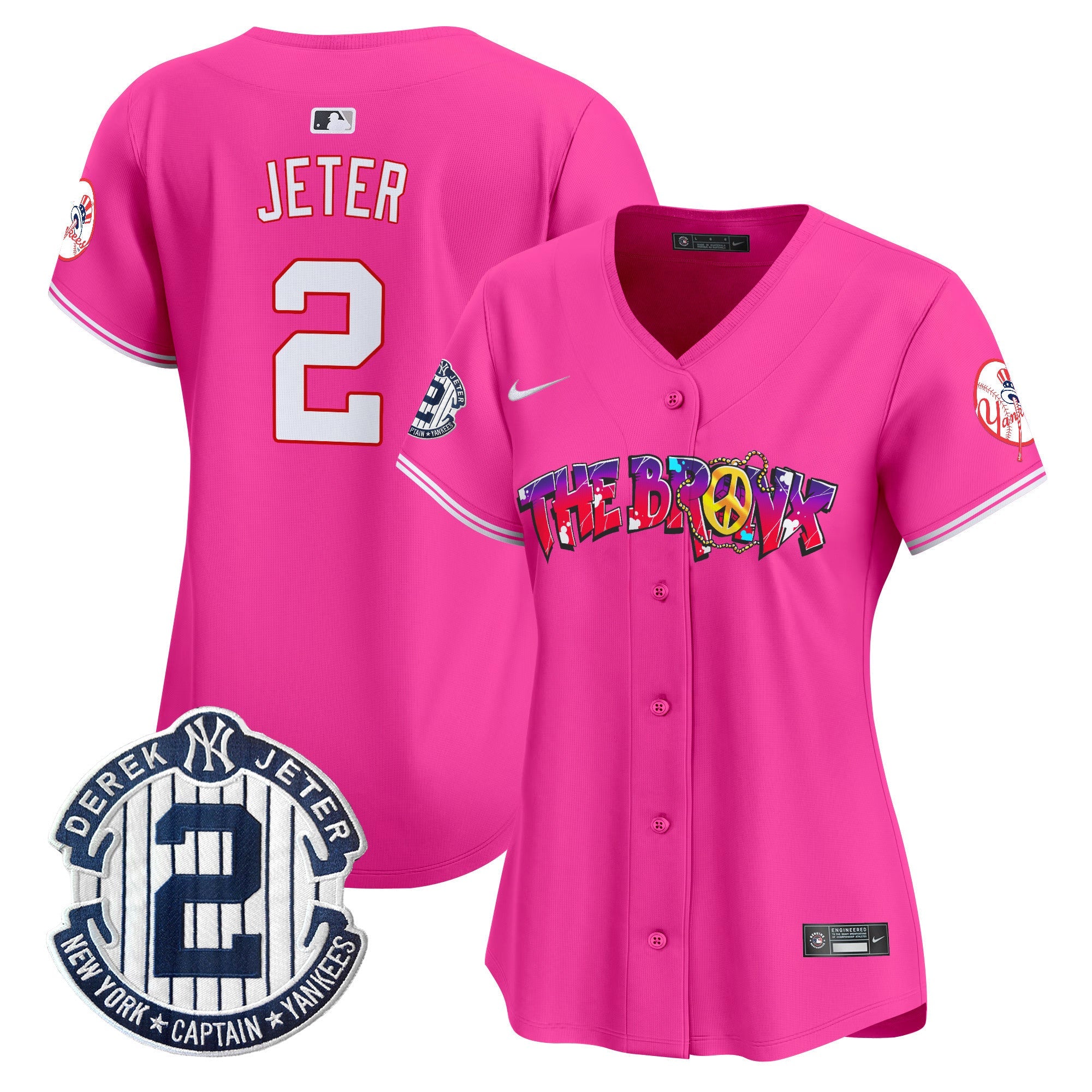 Women’s New York The Bronx Graffiti Vapor Premier Limited Jersey V7