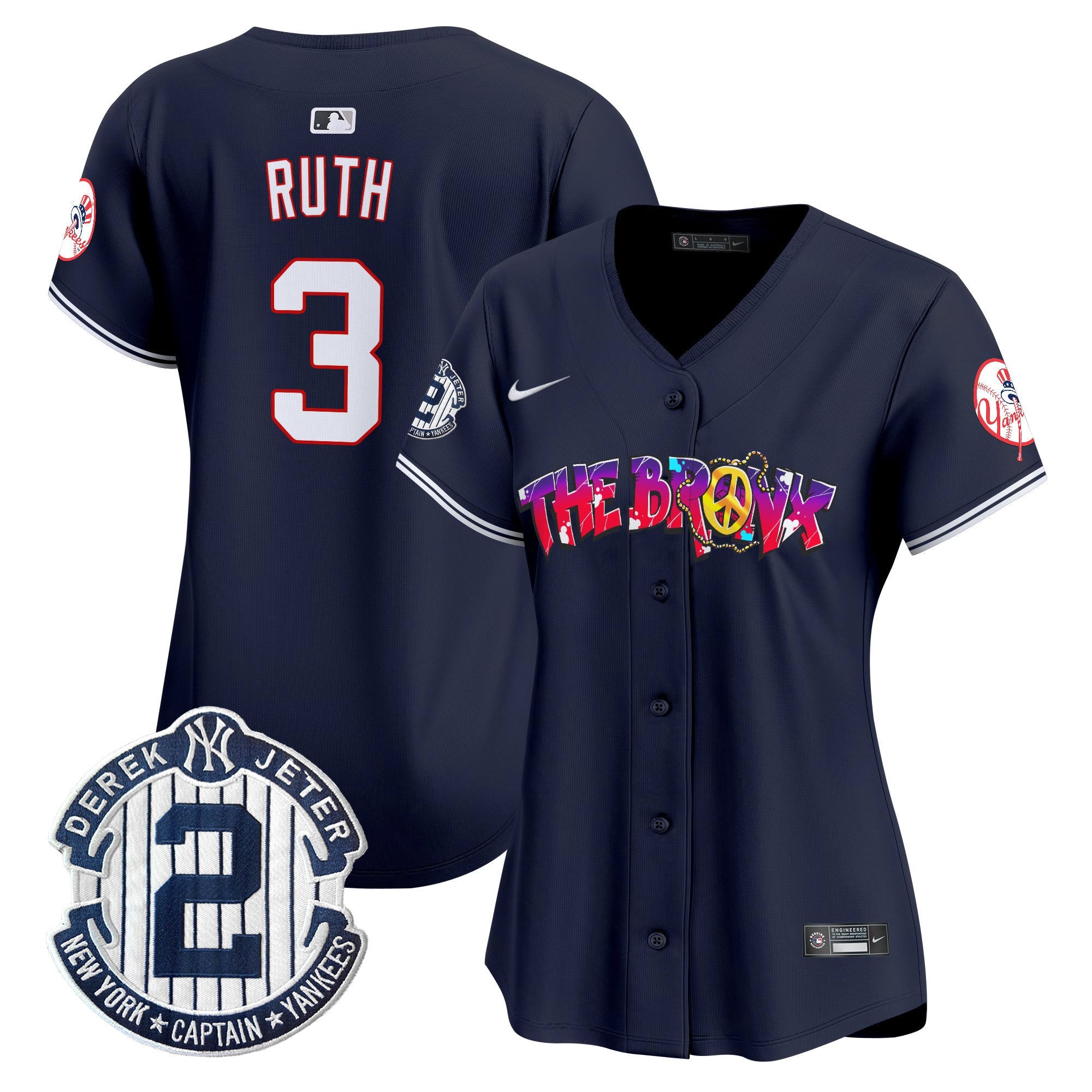 Women’s New York The Bronx Graffiti Vapor Premier Limited Jersey V7