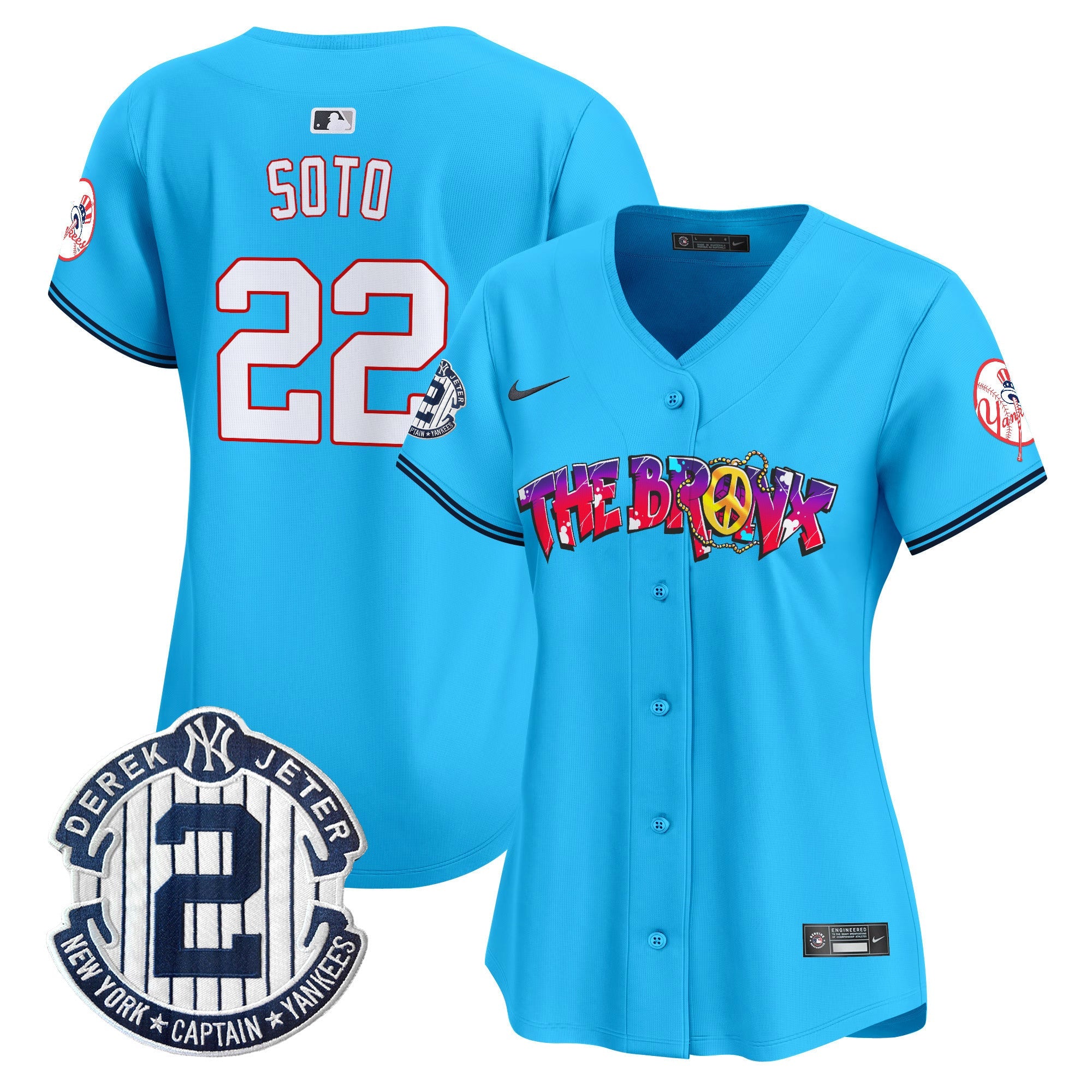 Women’s New York The Bronx Graffiti Vapor Premier Limited Jersey V7