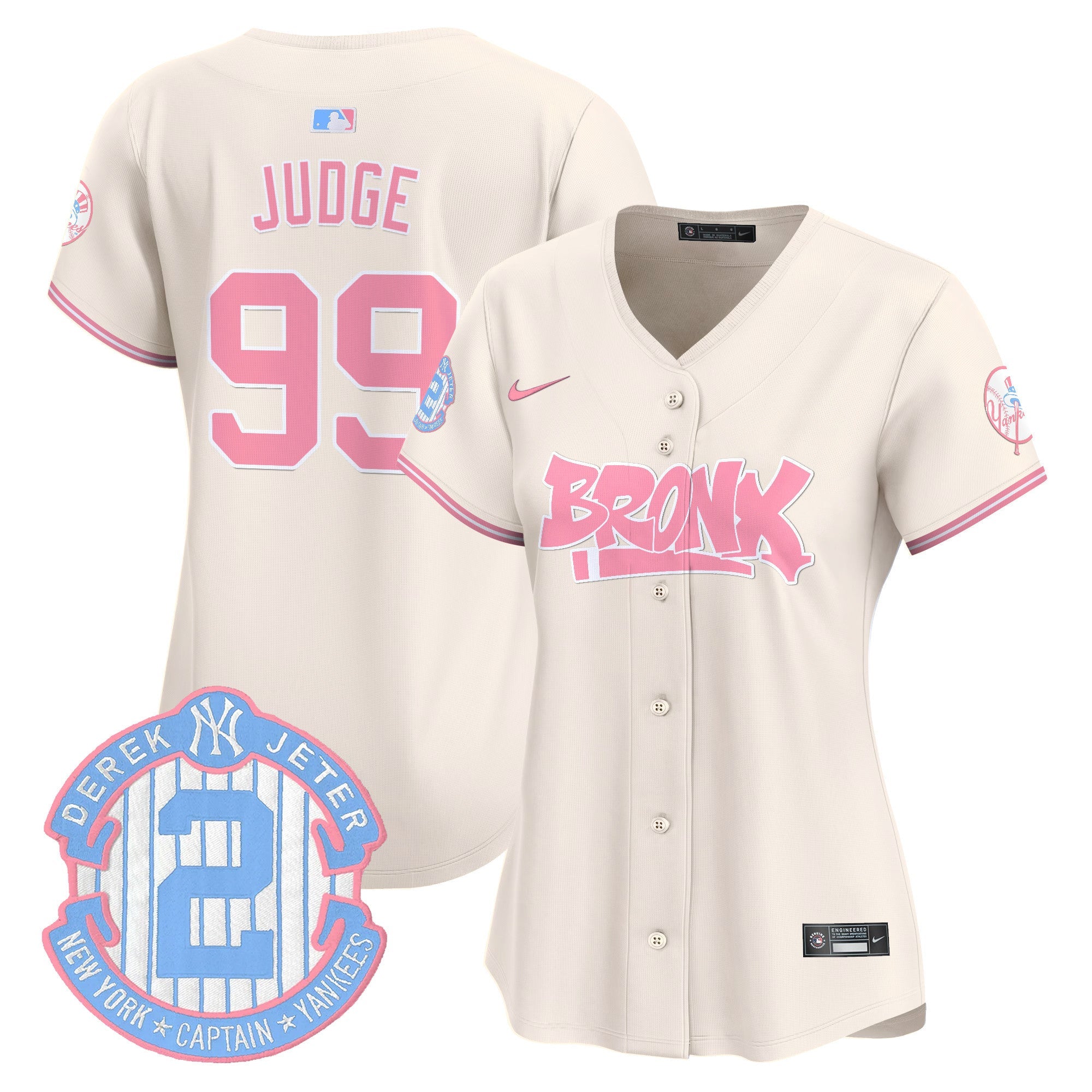 Women’s The Bronx Graffiti Bubblegum Pink Vapor Premier Limited Jersey