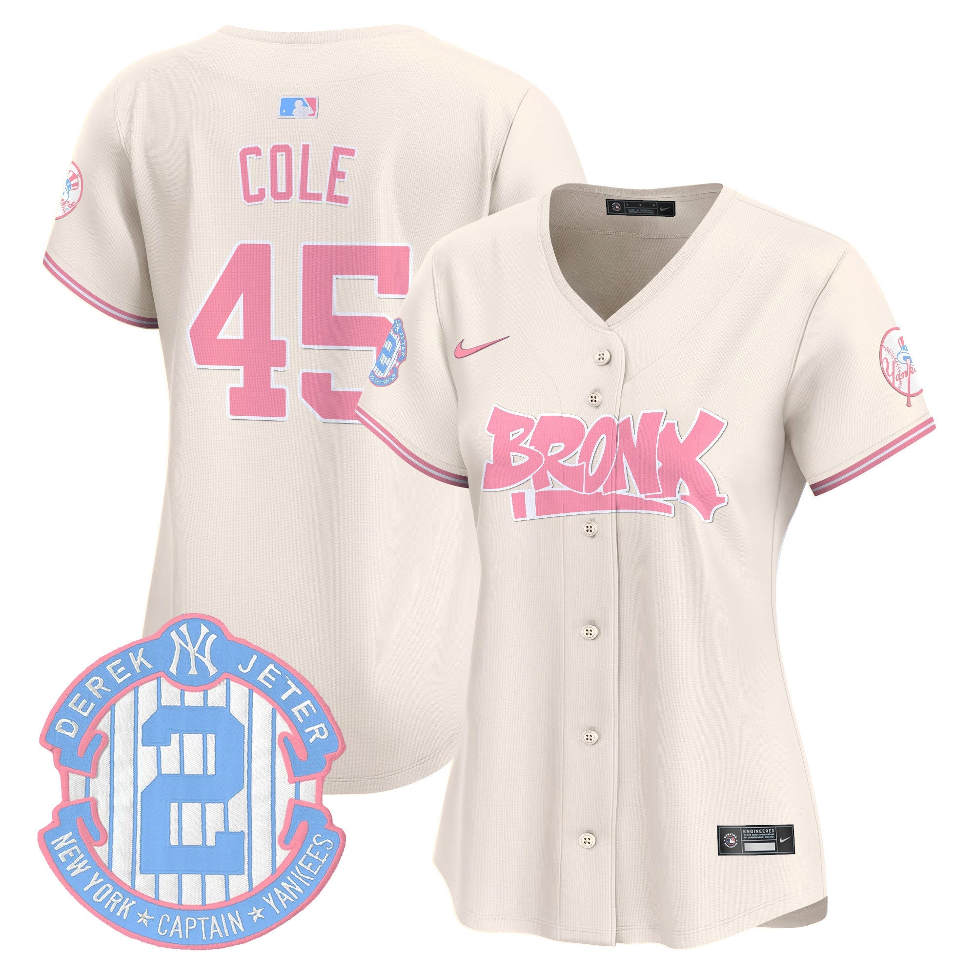 Women’s The Bronx Graffiti Bubblegum Pink Vapor Premier Limited Jersey