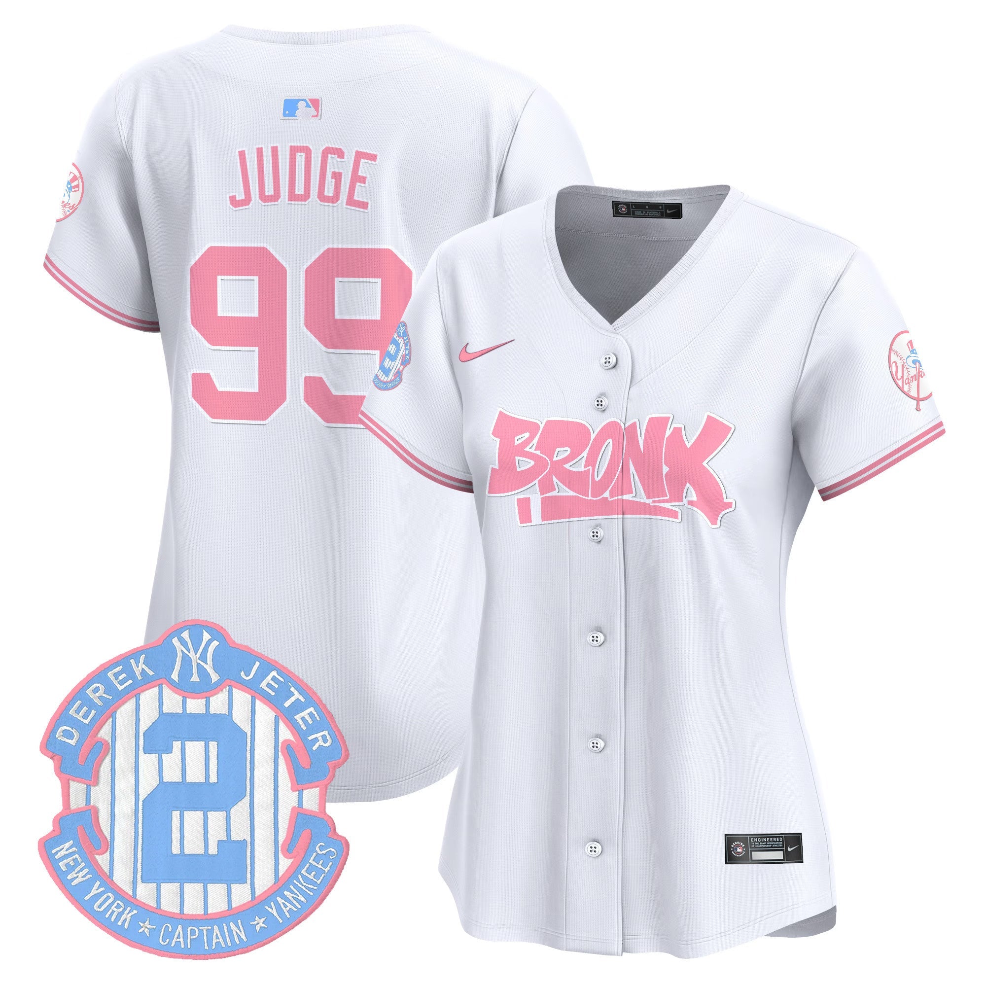 Women’s The Bronx Graffiti Bubblegum Pink Vapor Premier Limited Jersey