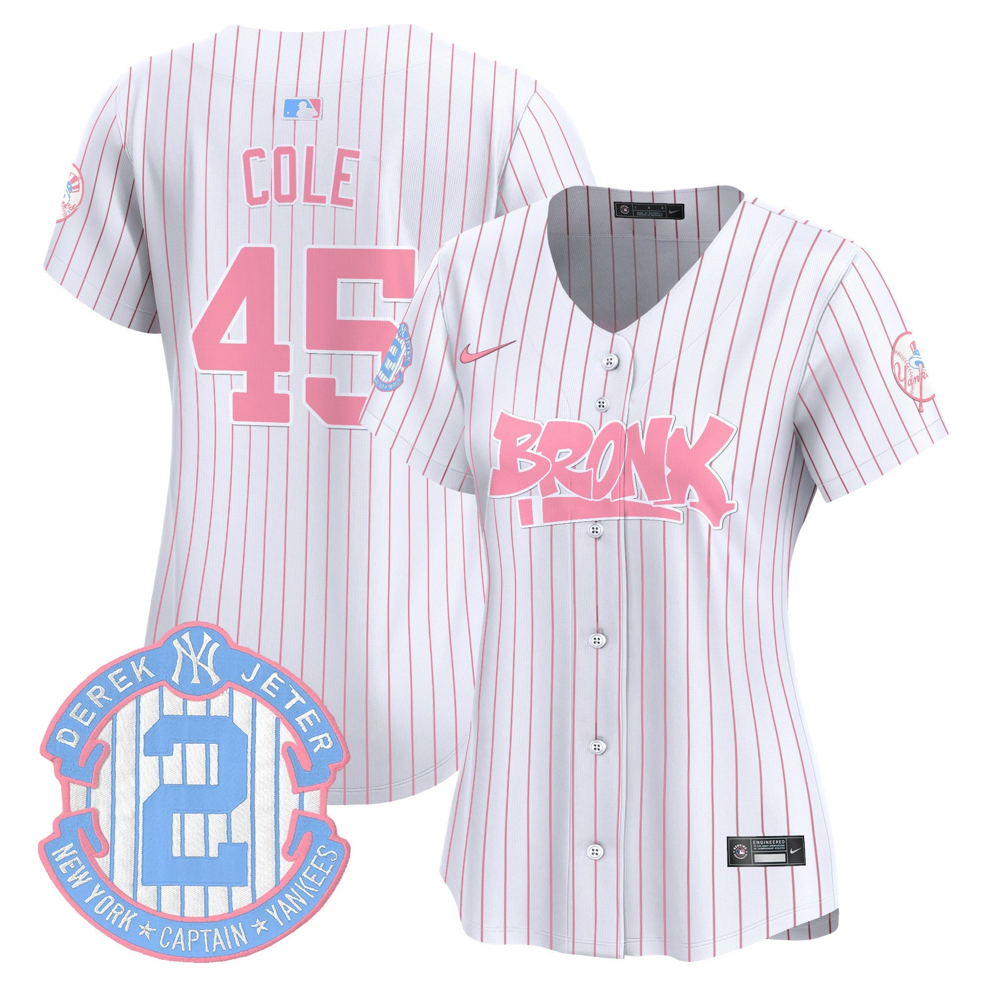 Women’s The Bronx Graffiti Bubblegum Pink Vapor Premier Limited Jersey