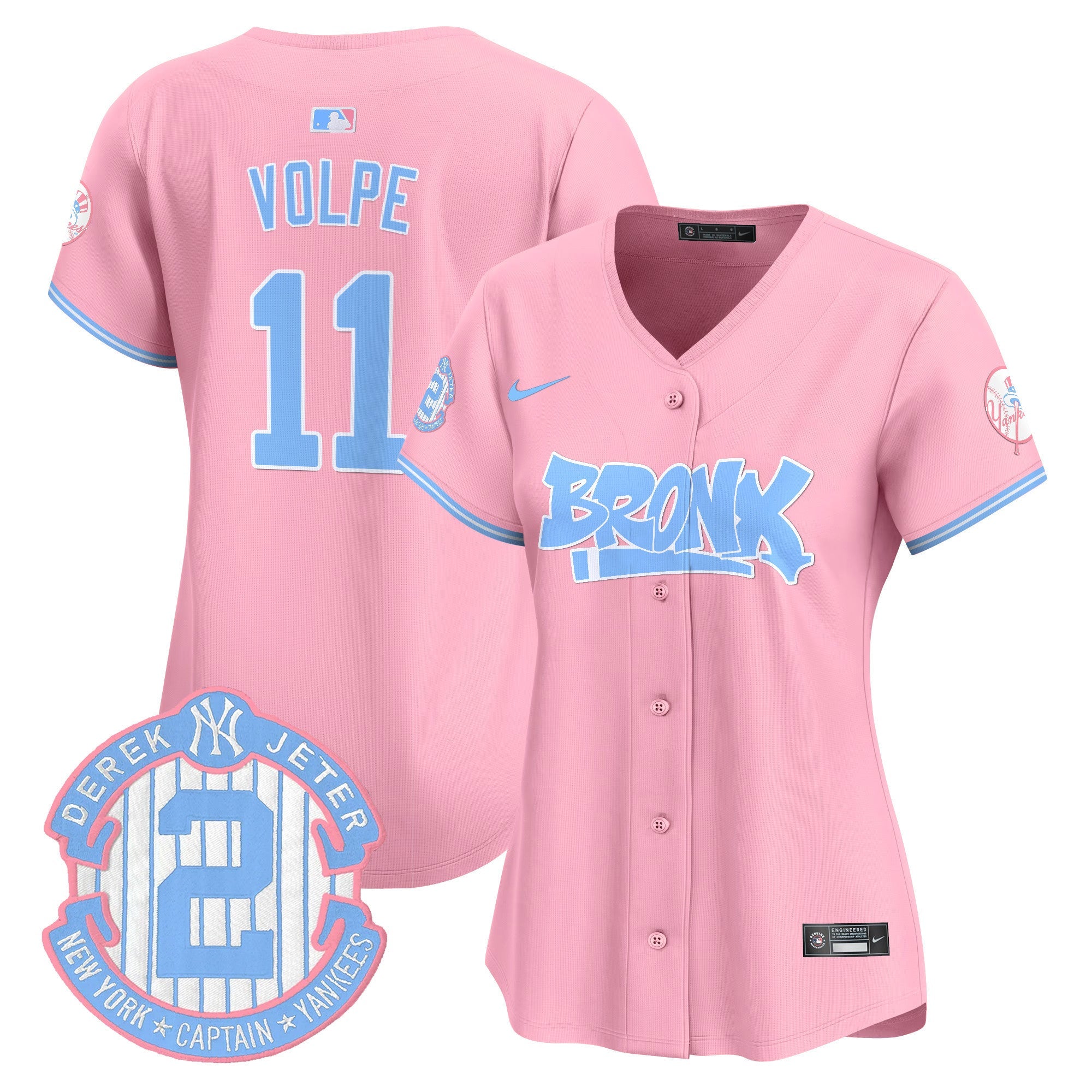 Women’s The Bronx Graffiti Bubblegum Pink Vapor Premier Limited Jersey