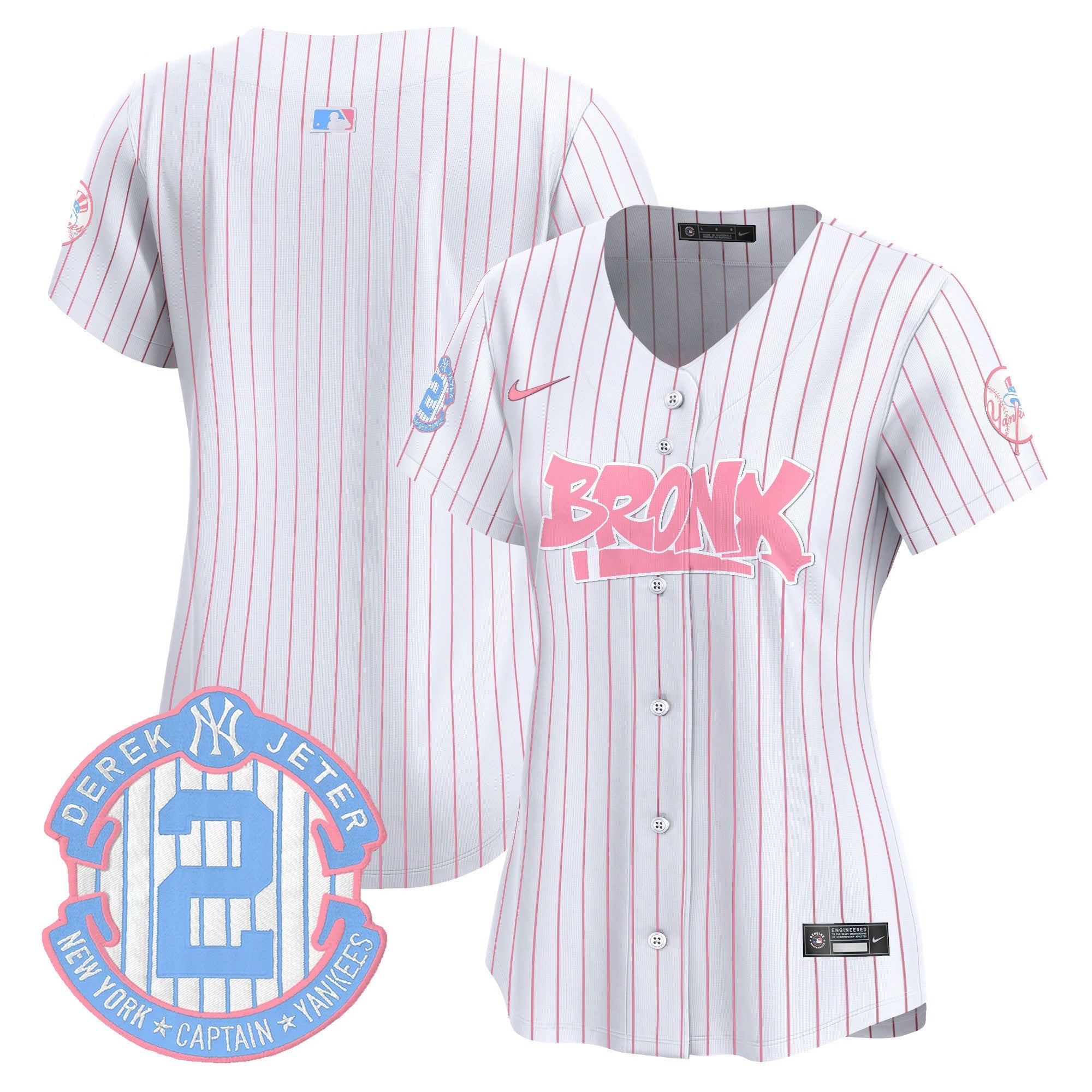 Women’s The Bronx Graffiti Bubblegum Pink Vapor Premier Limited Jersey