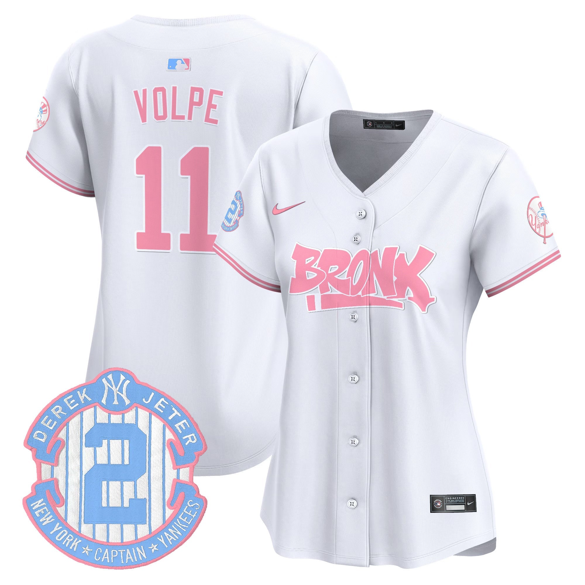 Women’s The Bronx Graffiti Bubblegum Pink Vapor Premier Limited Jersey
