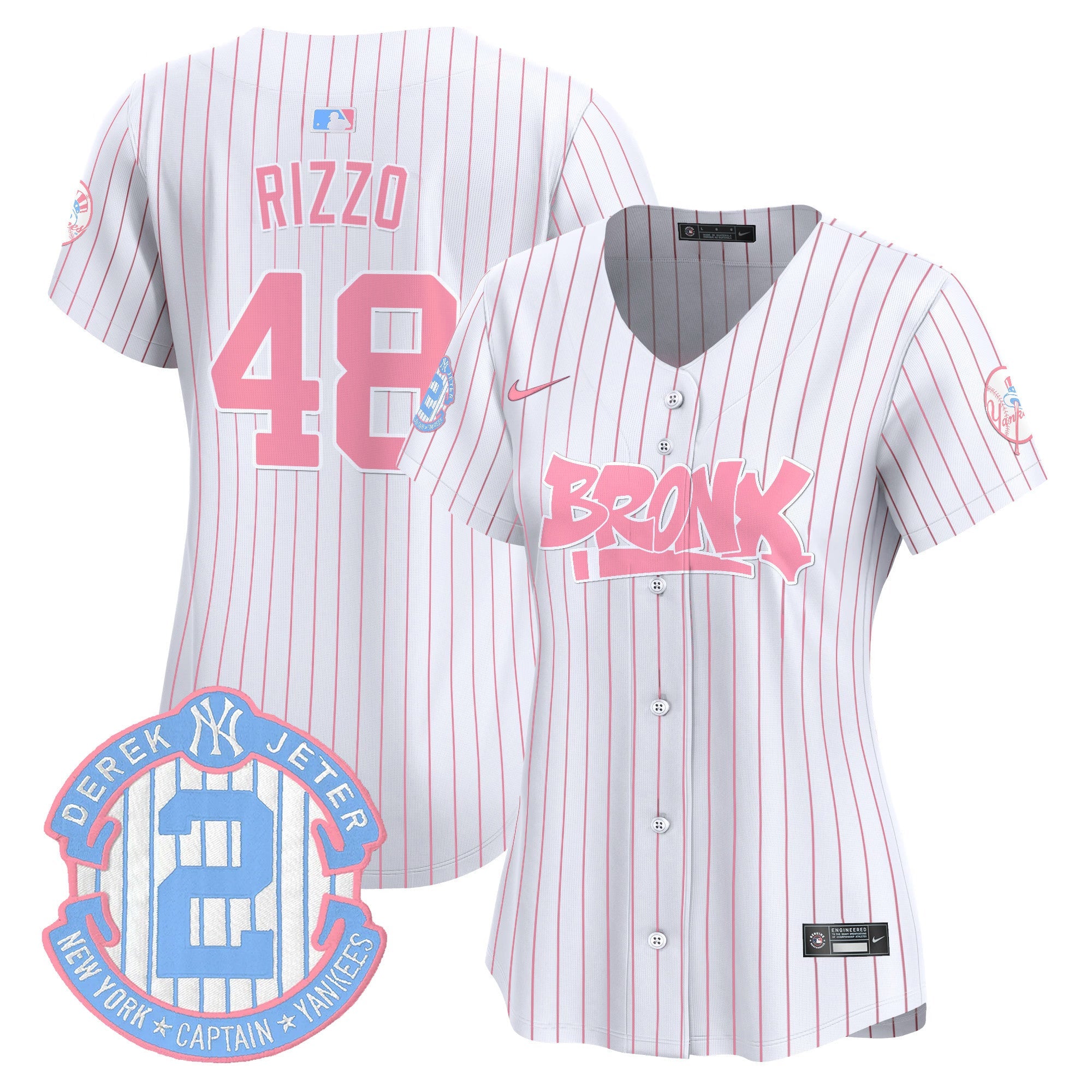 Women’s The Bronx Graffiti Bubblegum Pink Vapor Premier Limited Jersey