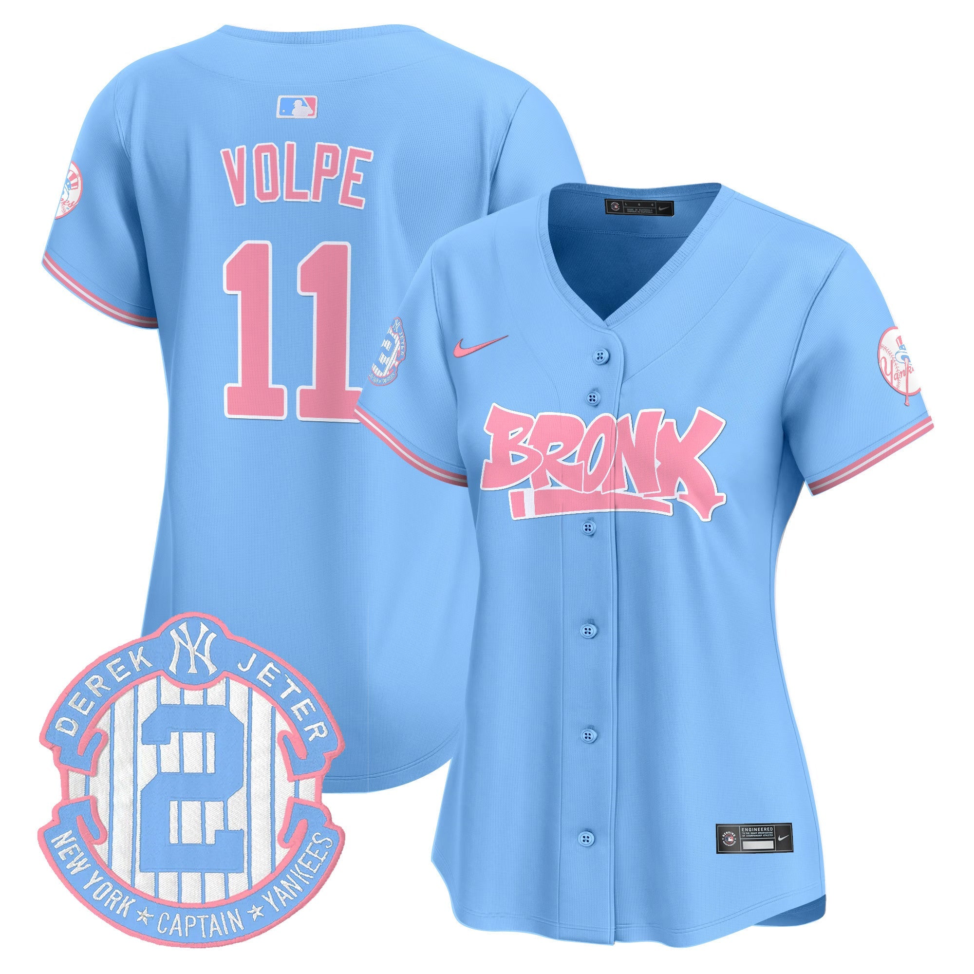 Women’s The Bronx Graffiti Bubblegum Pink Vapor Premier Limited Jersey