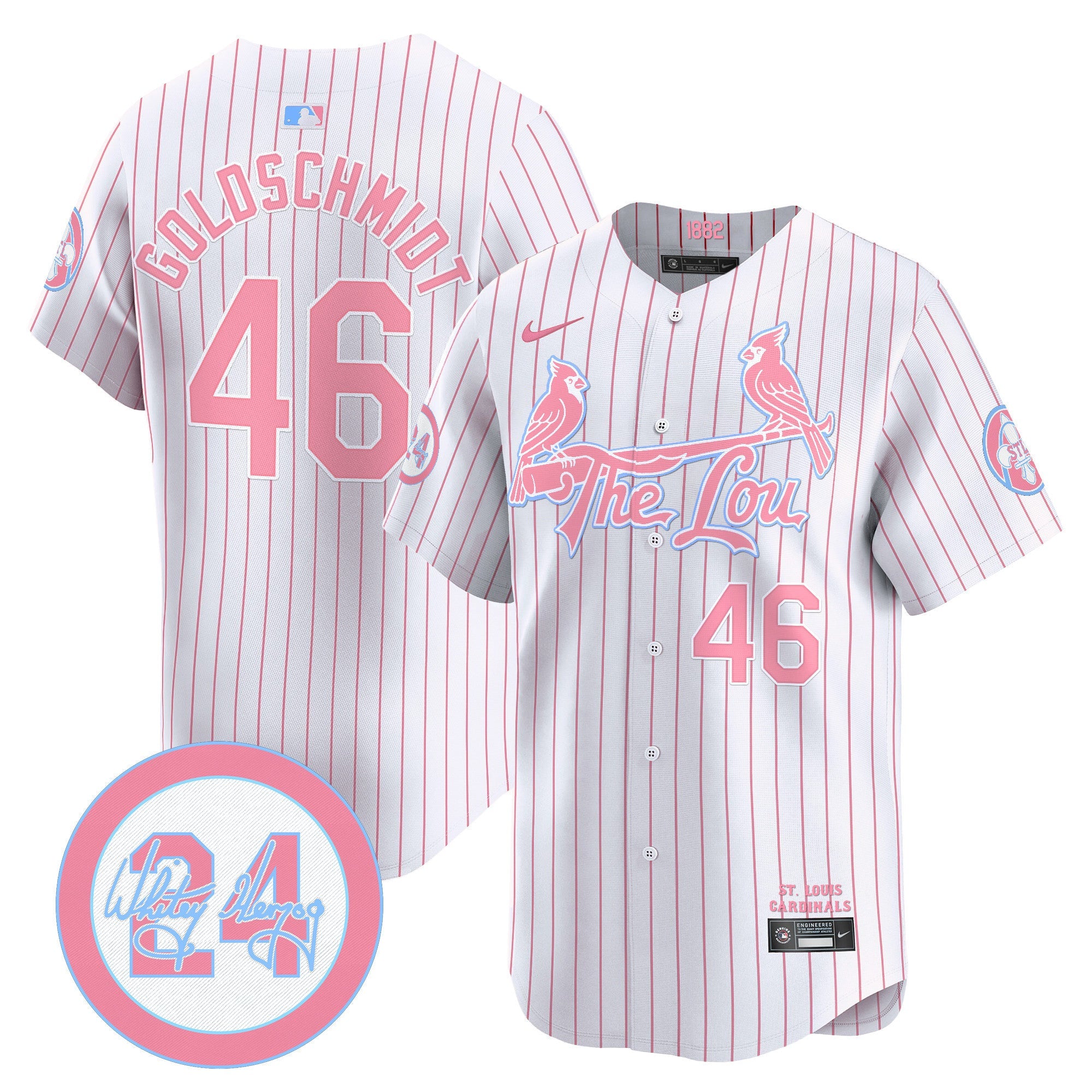 Unisex St. Louis Bubblegum Pink Vapor Premier Limited Jersey