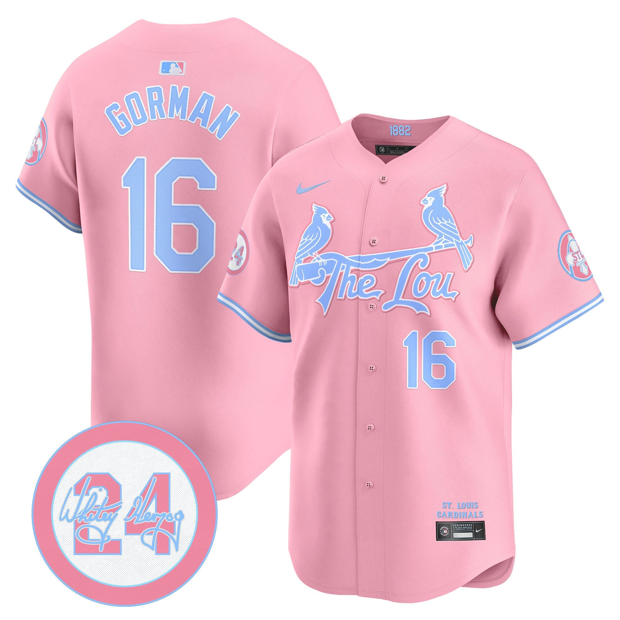 Unisex St. Louis Bubblegum Pink Vapor Premier Limited Jersey