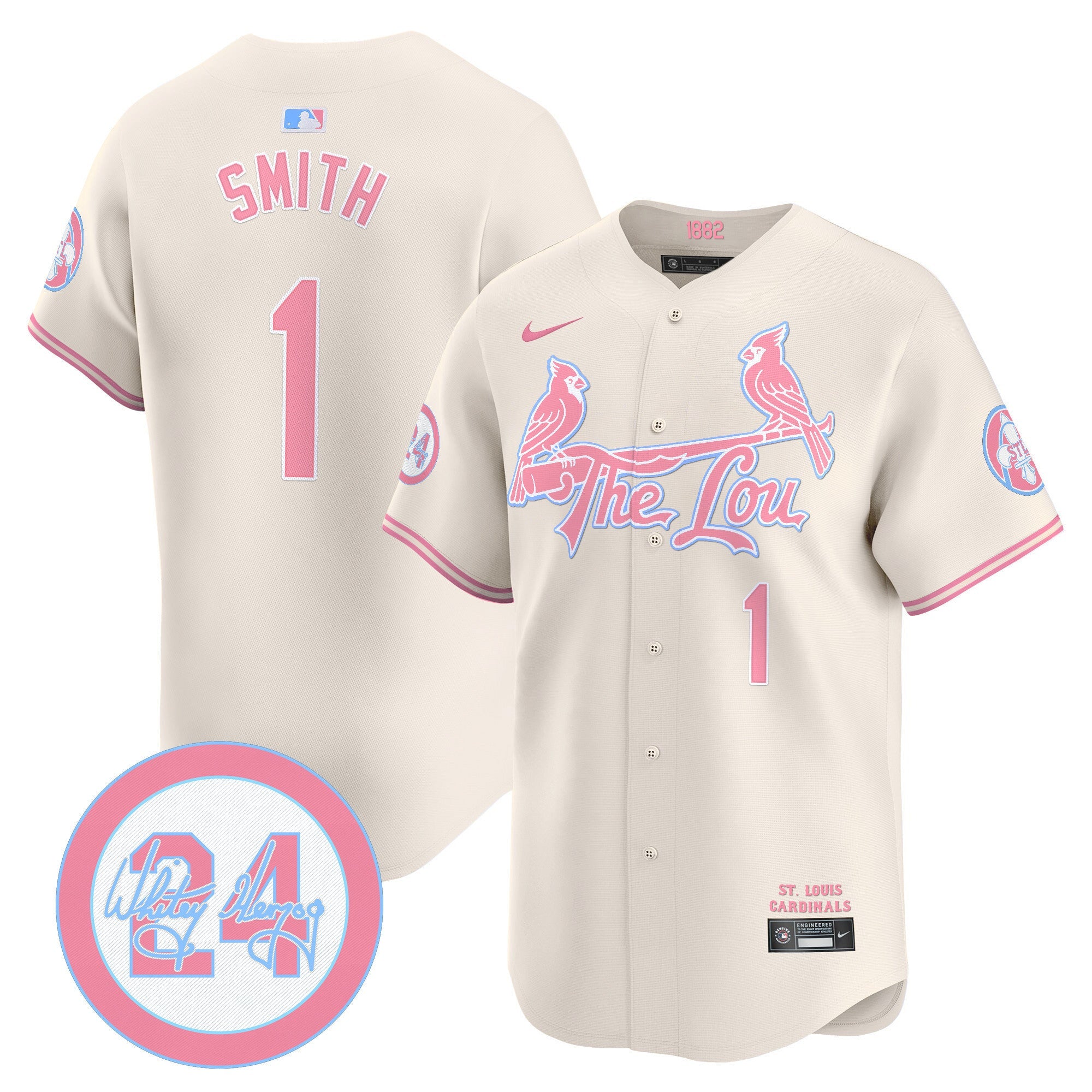 Unisex St. Louis Bubblegum Pink Vapor Premier Limited Jersey
