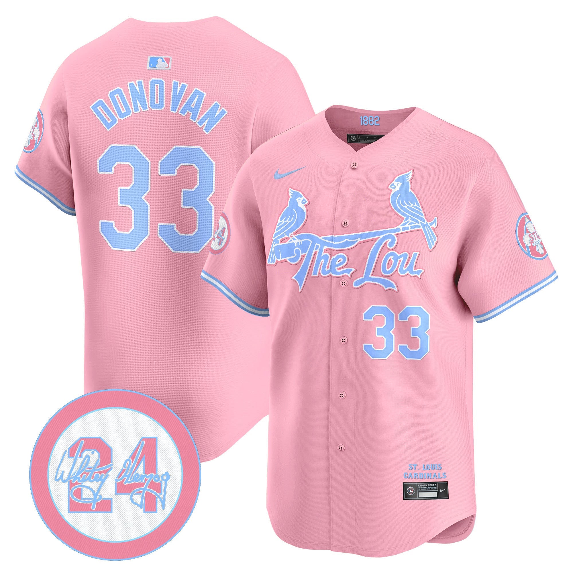 Unisex St. Louis Bubblegum Pink Vapor Premier Limited Jersey
