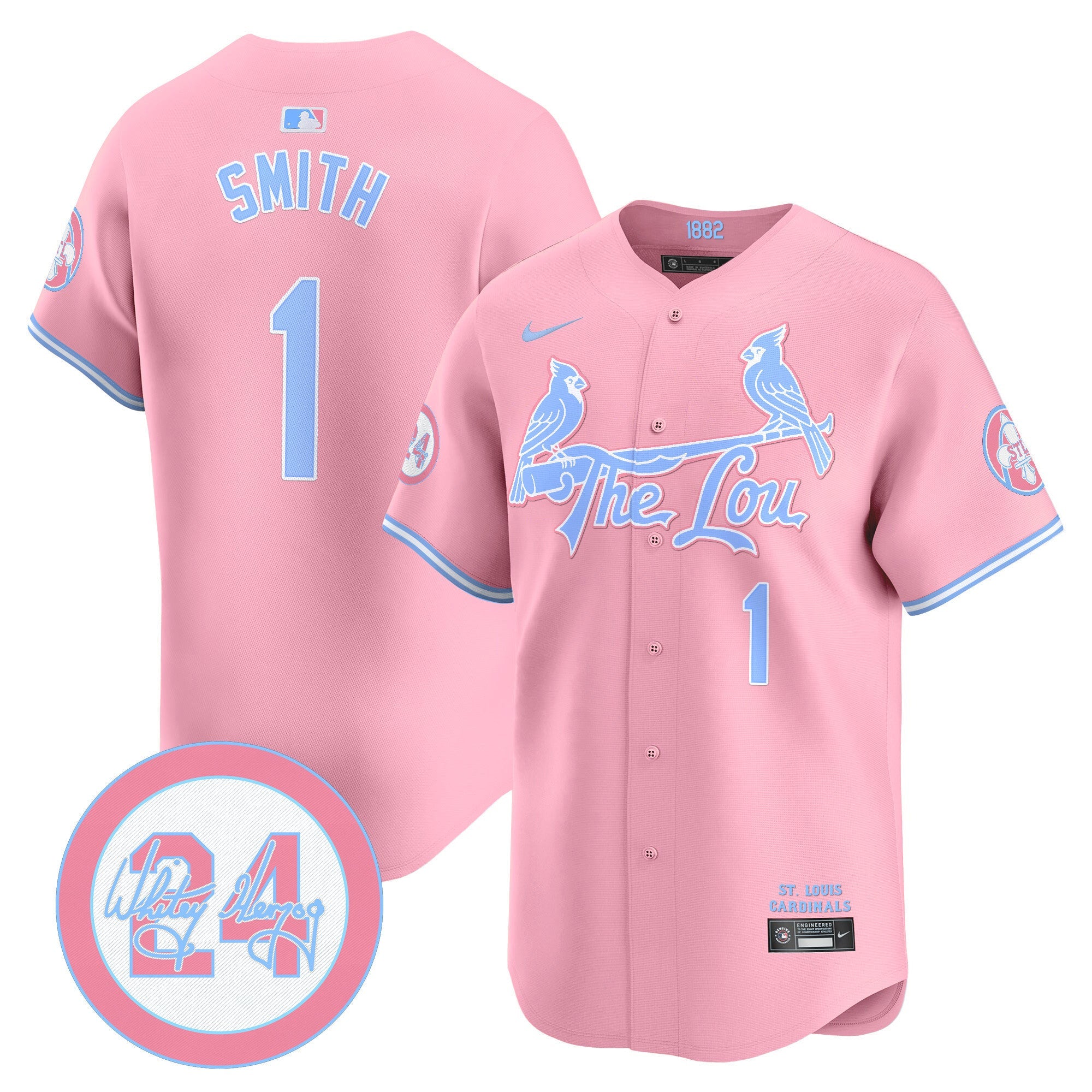 Unisex St. Louis Bubblegum Pink Vapor Premier Limited Jersey
