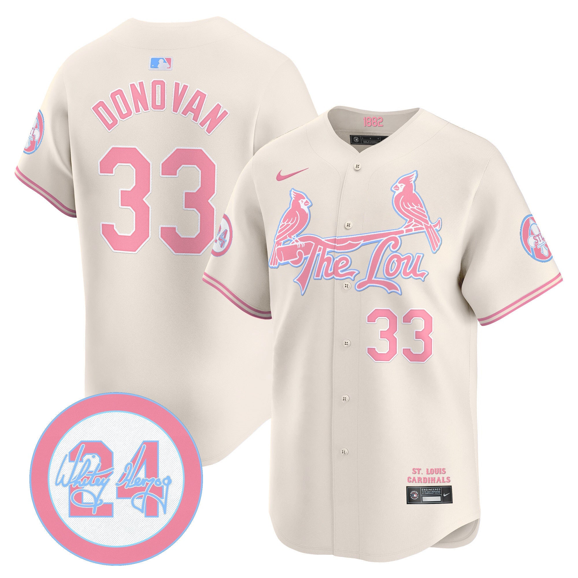 Unisex St. Louis Bubblegum Pink Vapor Premier Limited Jersey