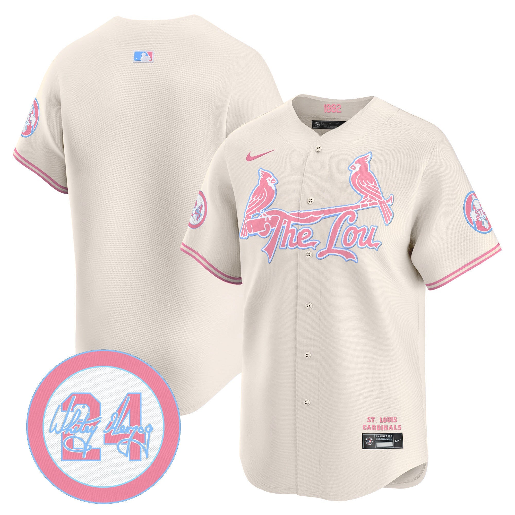 Unisex St. Louis Bubblegum Pink Vapor Premier Limited Jersey