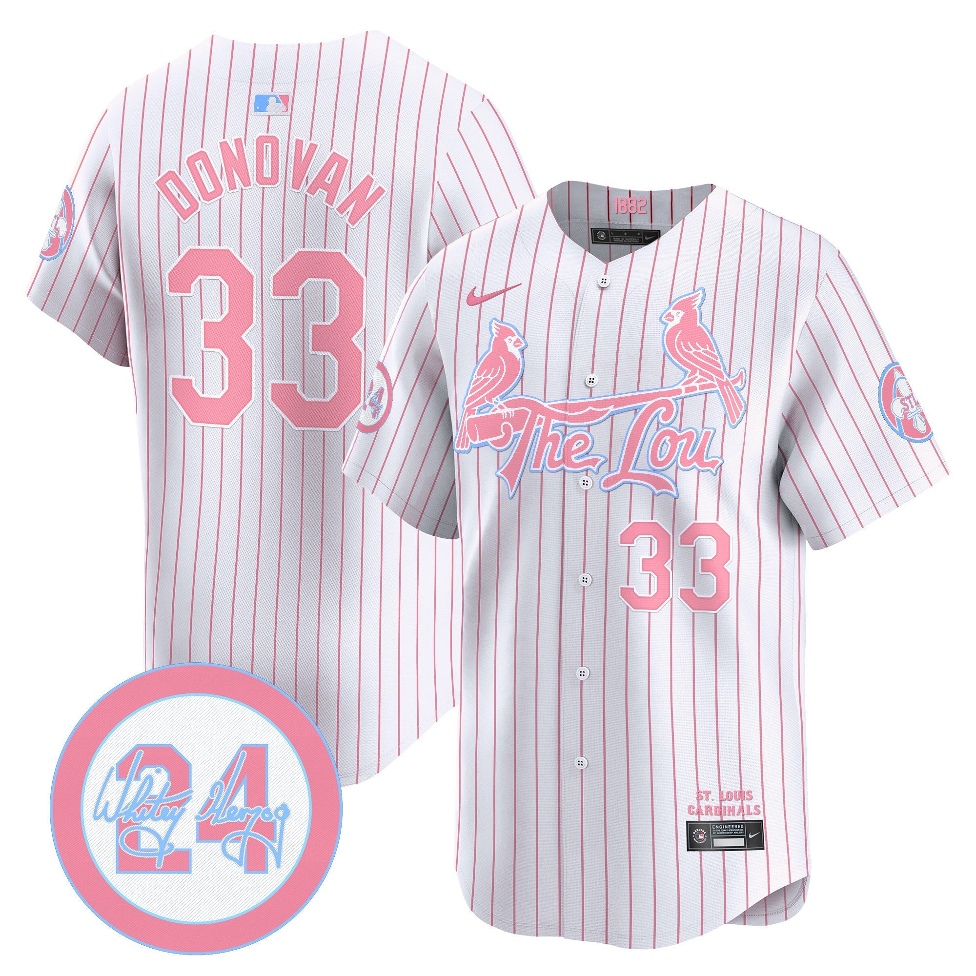 Unisex St. Louis Bubblegum Pink Vapor Premier Limited Jersey
