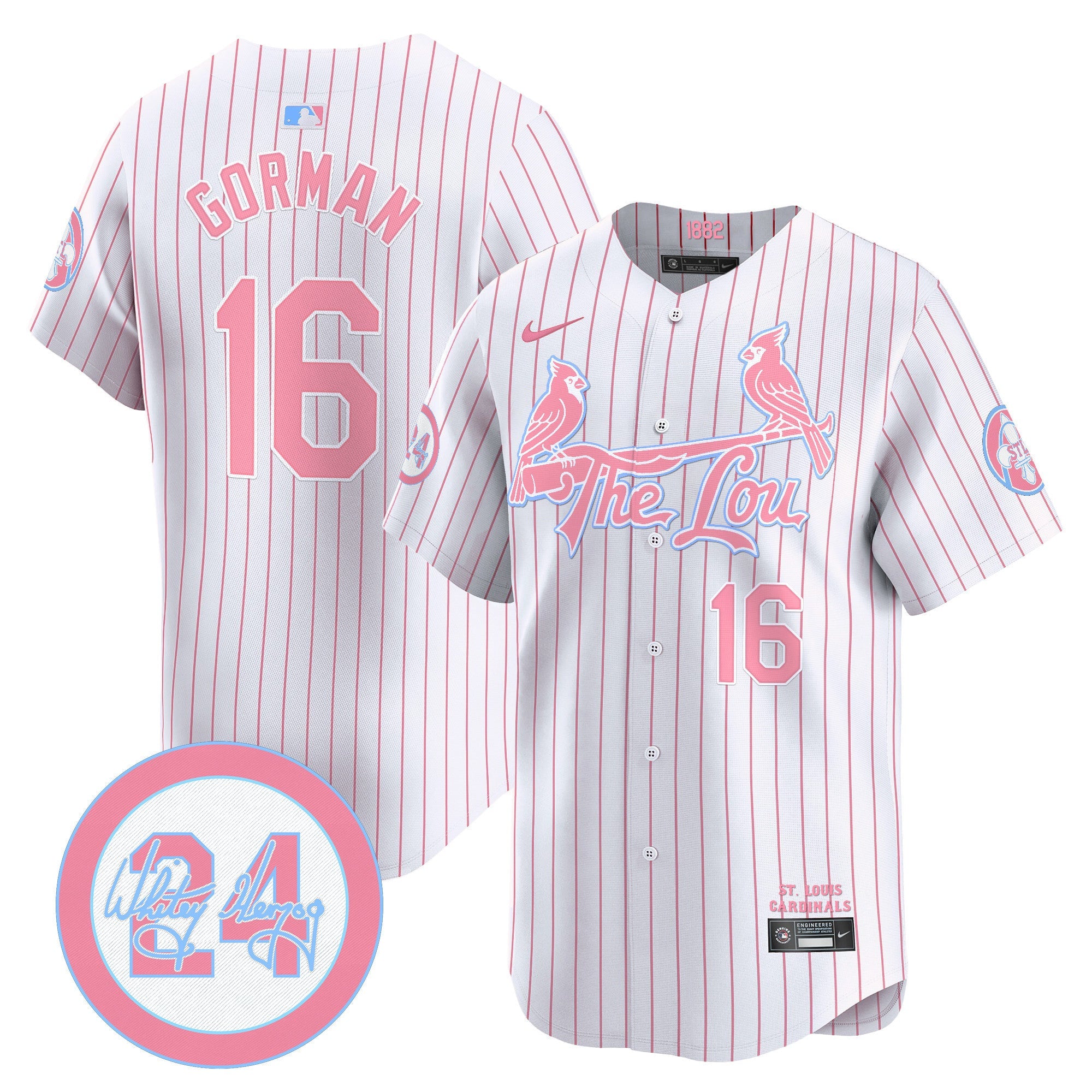 Unisex St. Louis Bubblegum Pink Vapor Premier Limited Jersey