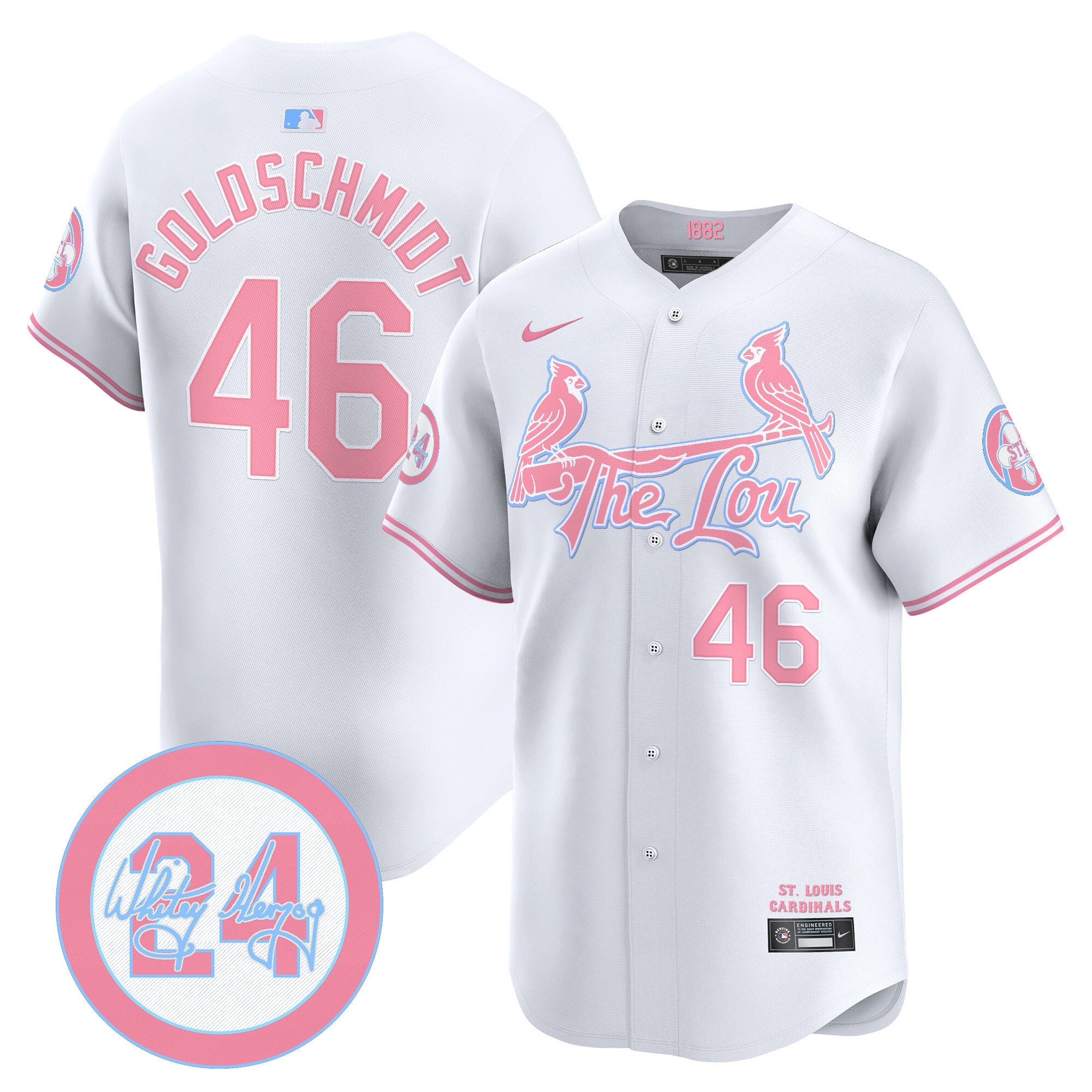 Unisex St. Louis Bubblegum Pink Vapor Premier Limited Jersey
