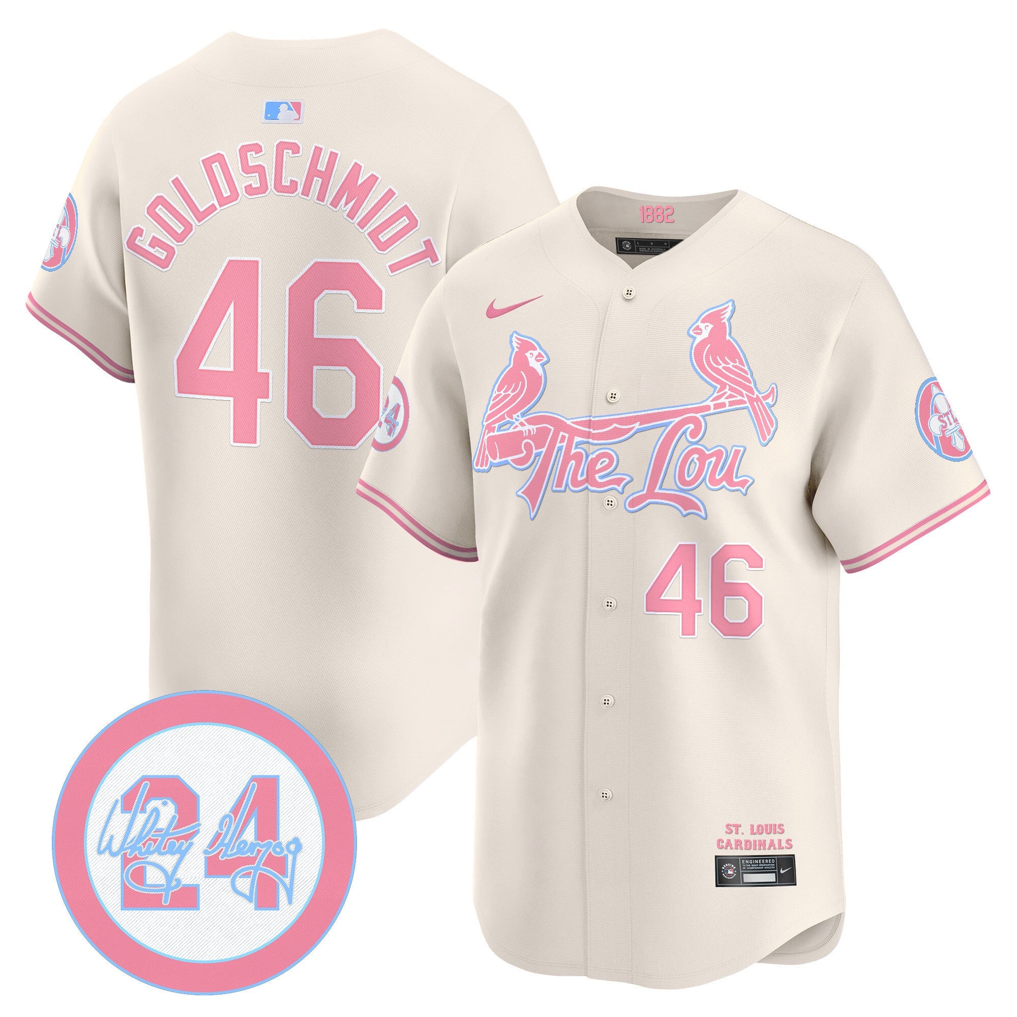 Unisex St. Louis Bubblegum Pink Vapor Premier Limited Jersey
