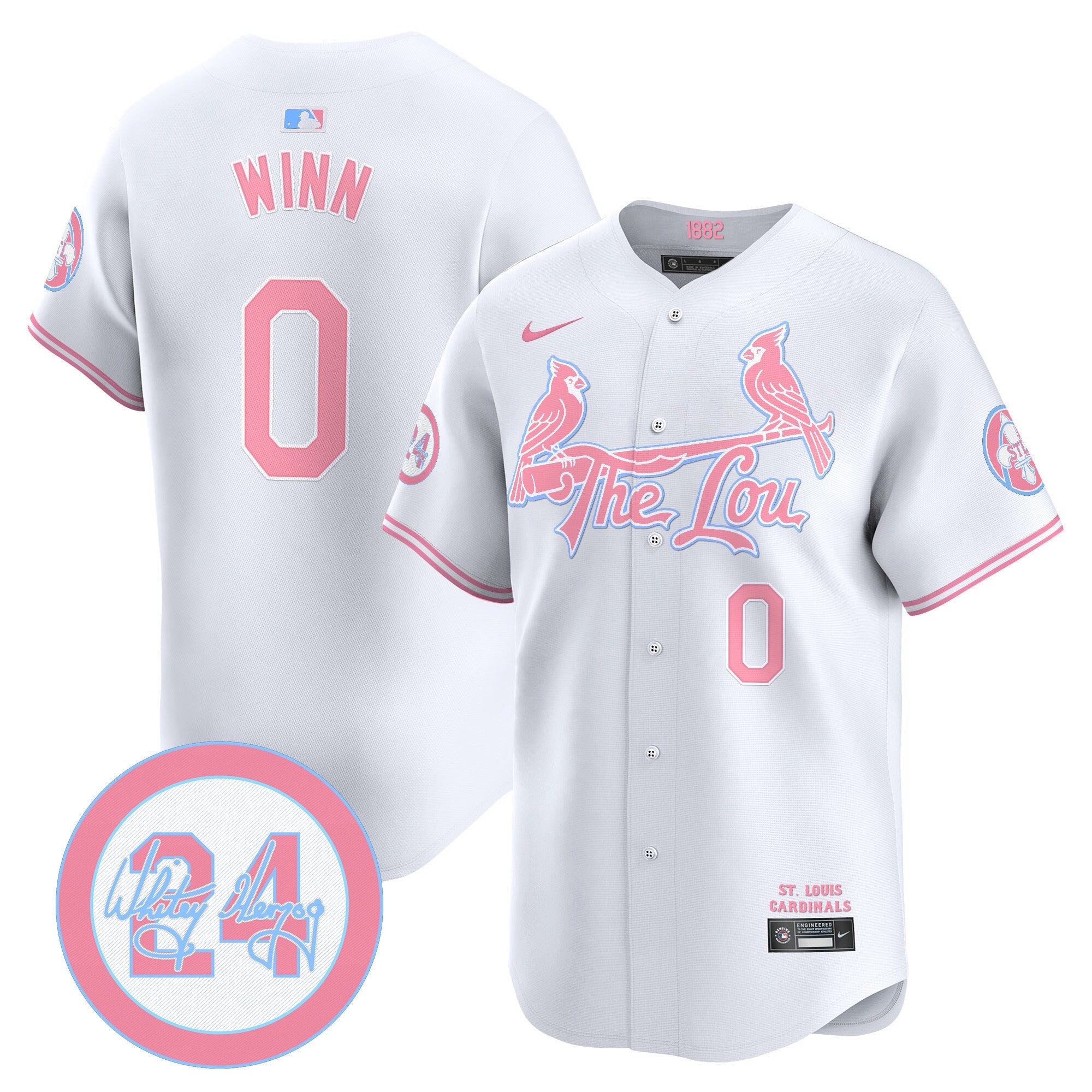 Unisex St. Louis Bubblegum Pink Vapor Premier Limited Jersey