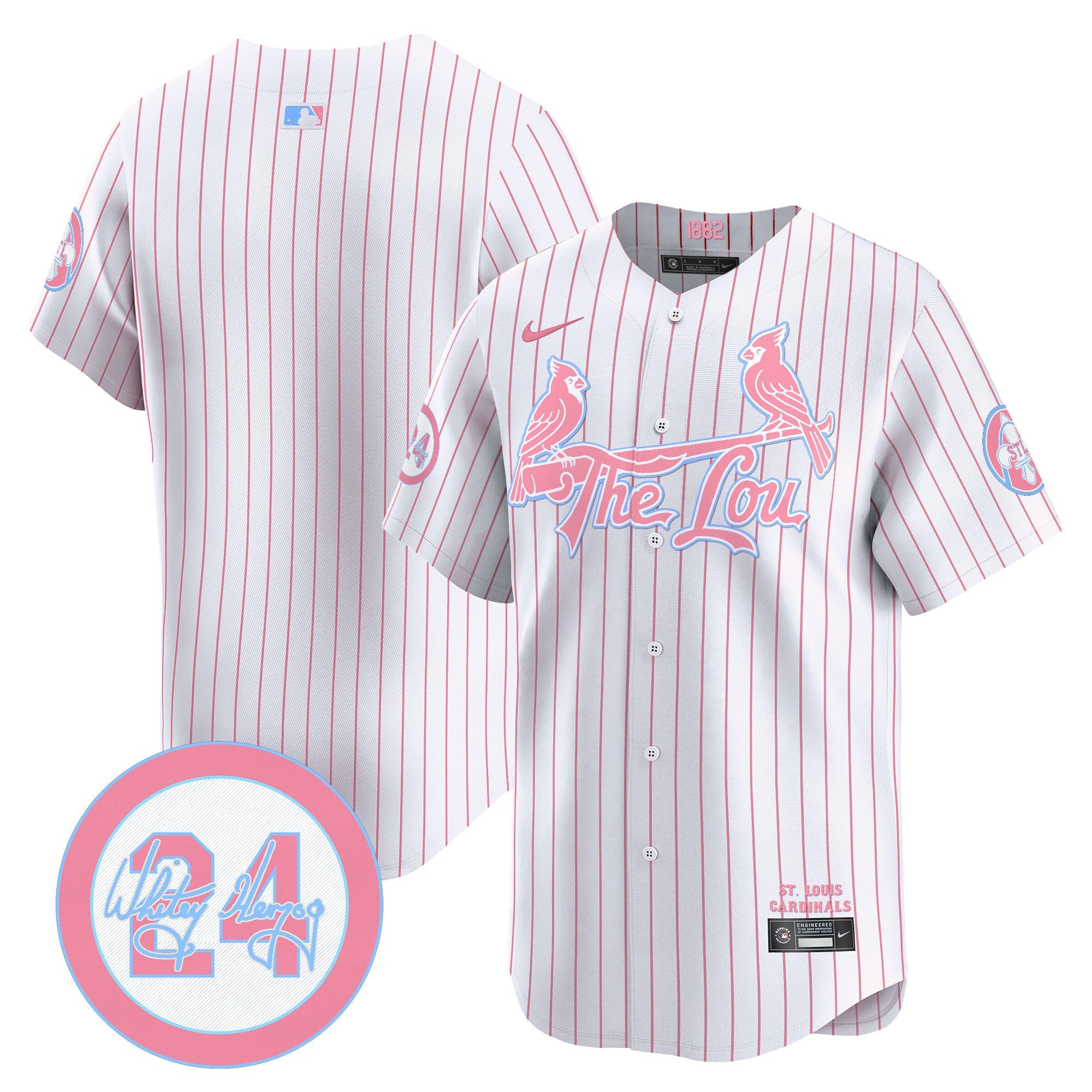 Unisex St. Louis Bubblegum Pink Vapor Premier Limited Jersey