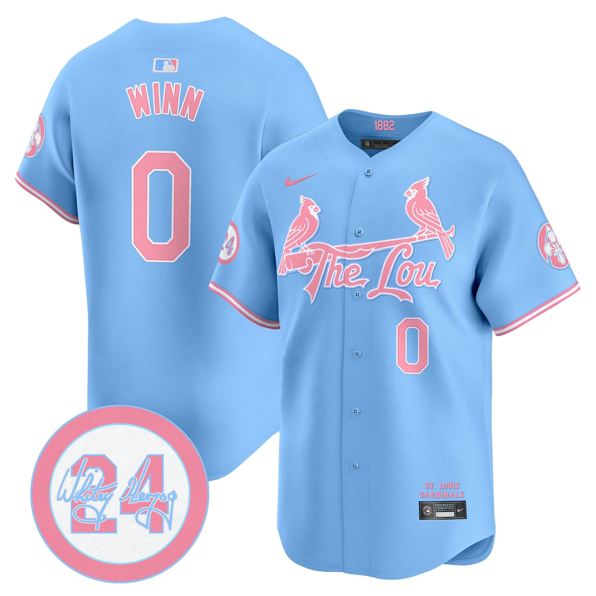Unisex St. Louis Bubblegum Pink Vapor Premier Limited Jersey