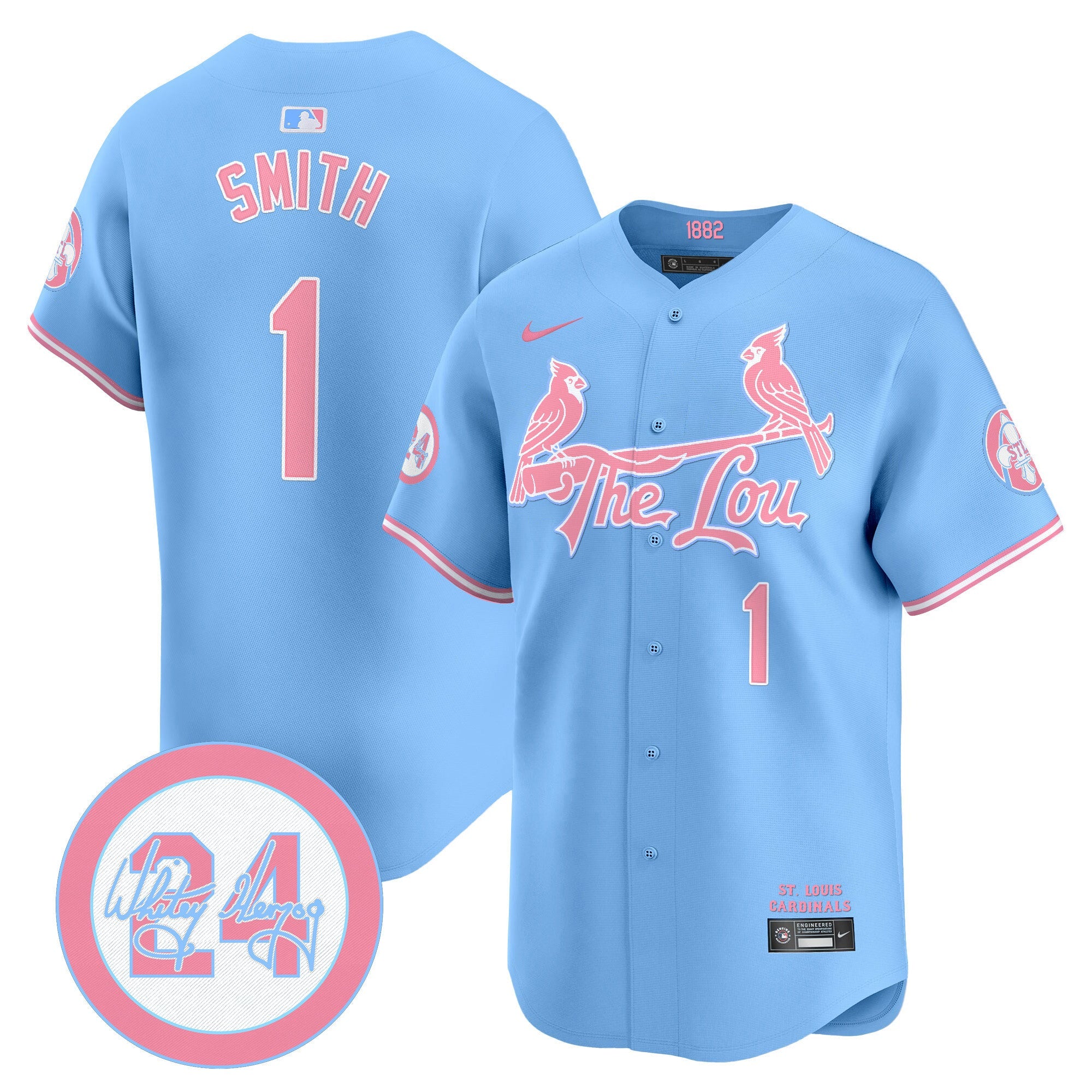 Unisex St. Louis Bubblegum Pink Vapor Premier Limited Jersey